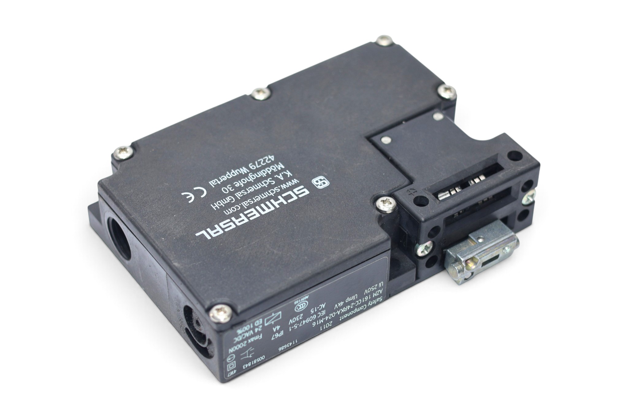 SCHMERSAL AZM 161CC-24RKA-024 M16 SOLENOID INTERLOCK 101143686