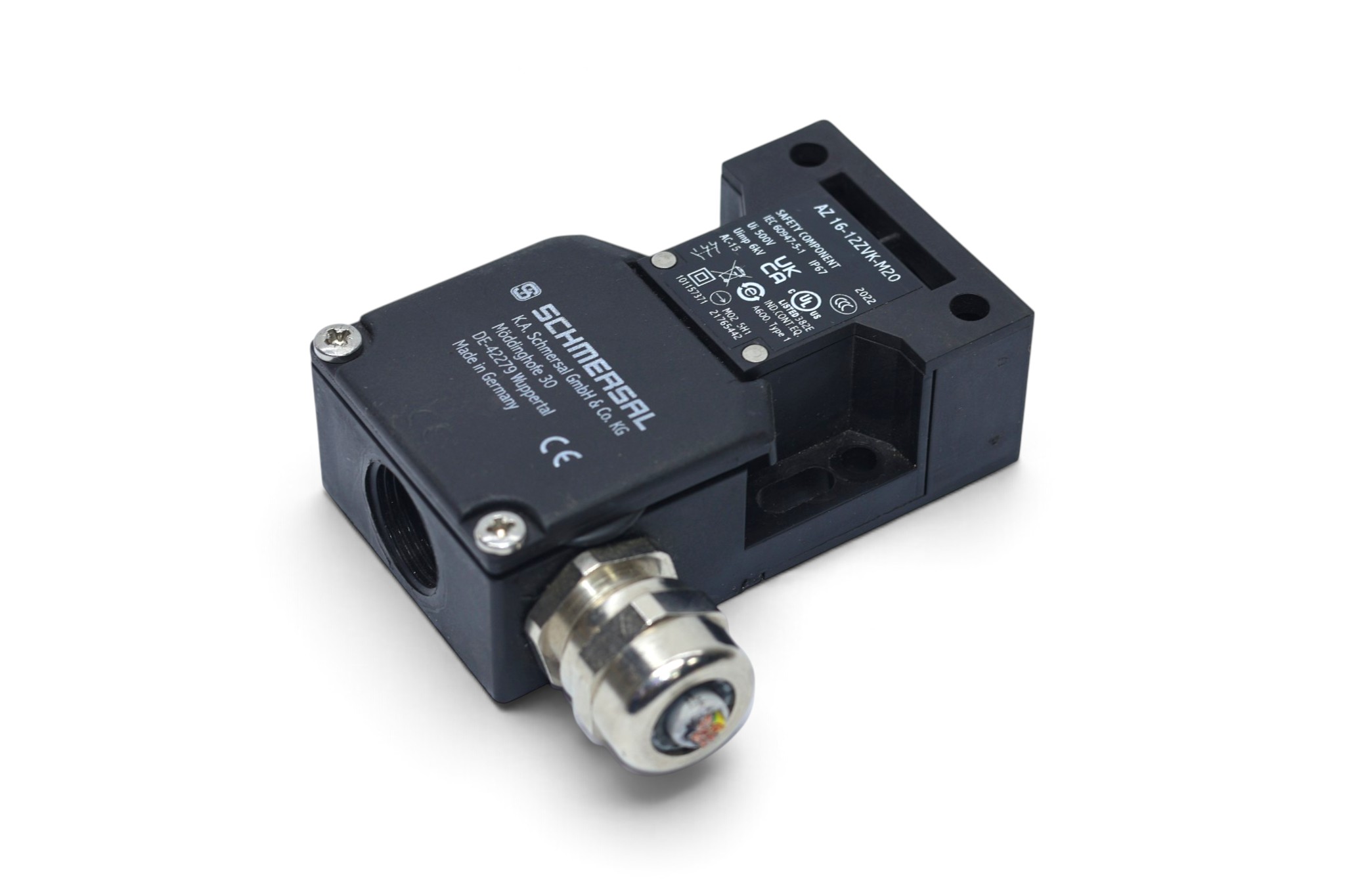 SCHMERSAL AZ 16-12ZVK-M20 SOLENOID INTERLOCK 101157371