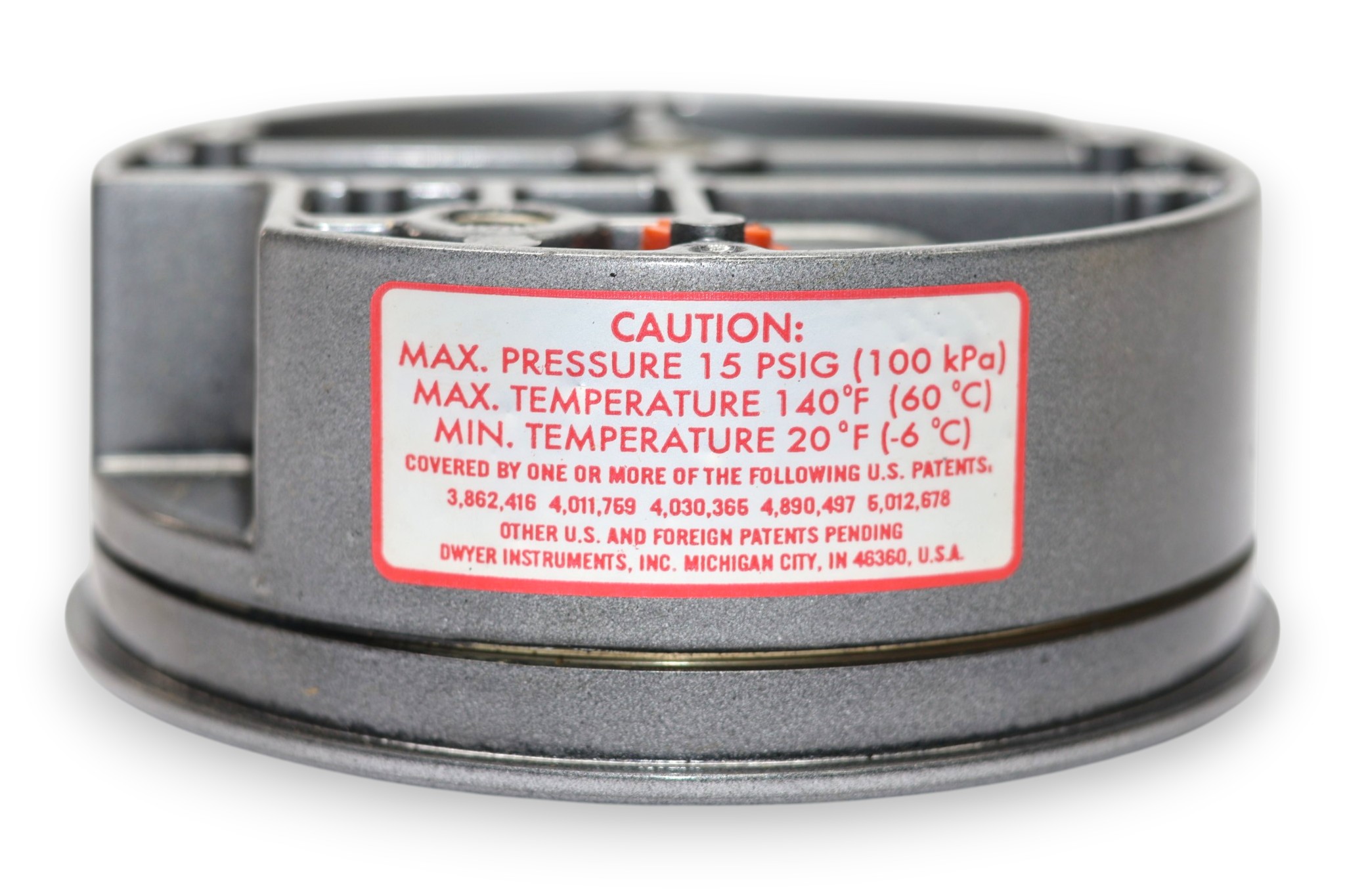MAGNEHELIC 2000-60PAC DIFFERENTIAL PRESSURE GAUGE - Image 3