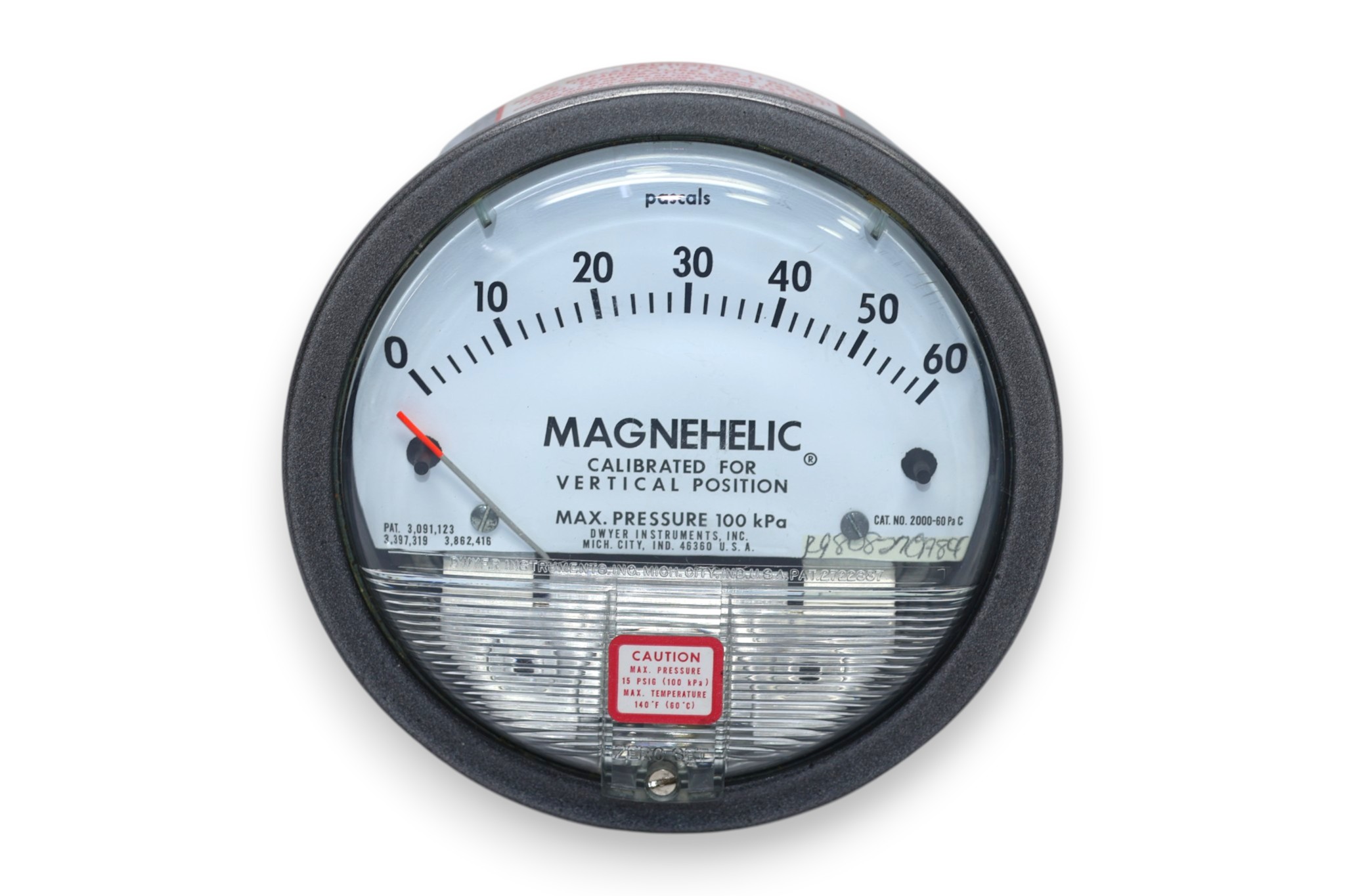 MAGNEHELIC 2000-60PAC DIFFERENTIAL PRESSURE GAUGE - Image 4