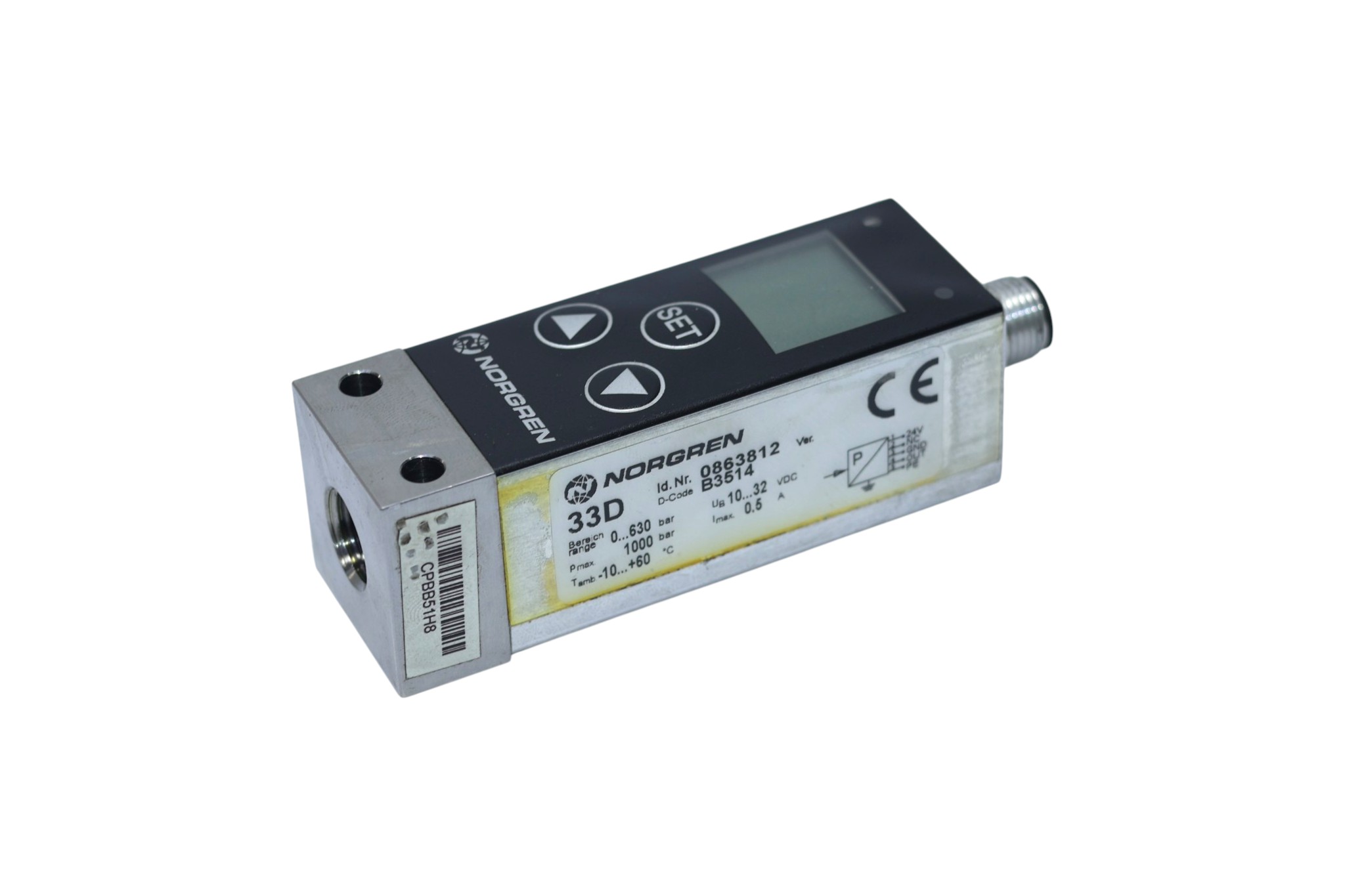 NORGREN 0863812 PRESSURE SWITCH 33D (0…630 bar) - Image 6