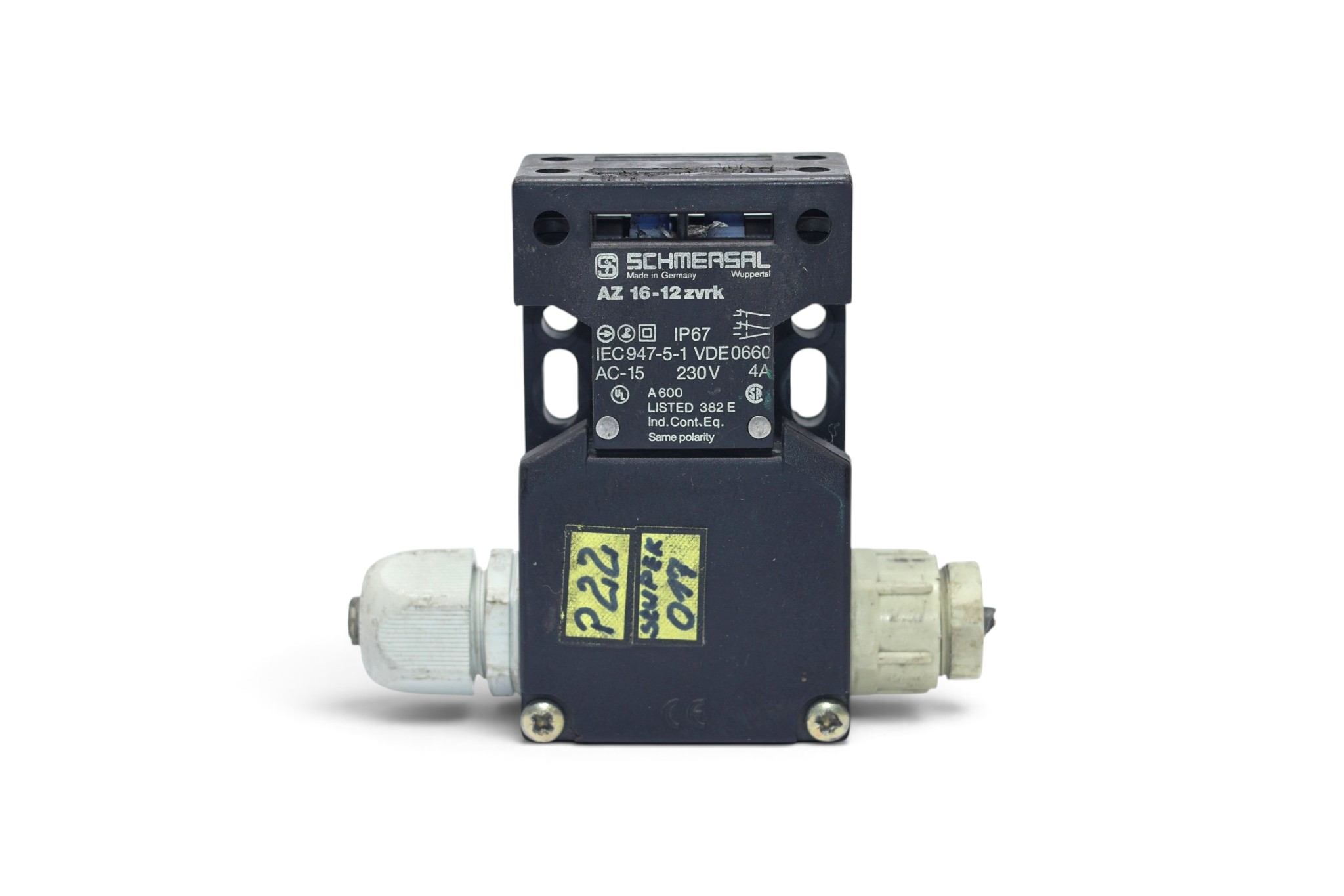 SCHMERSAL AZ 16-12ZVRK SAFETY INTERLOCK - Image 3