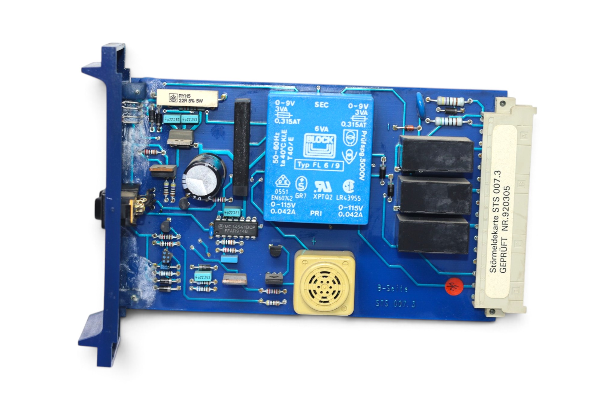 BUDERUS STS007 FAULT SIGNAL MODULE - Image 3