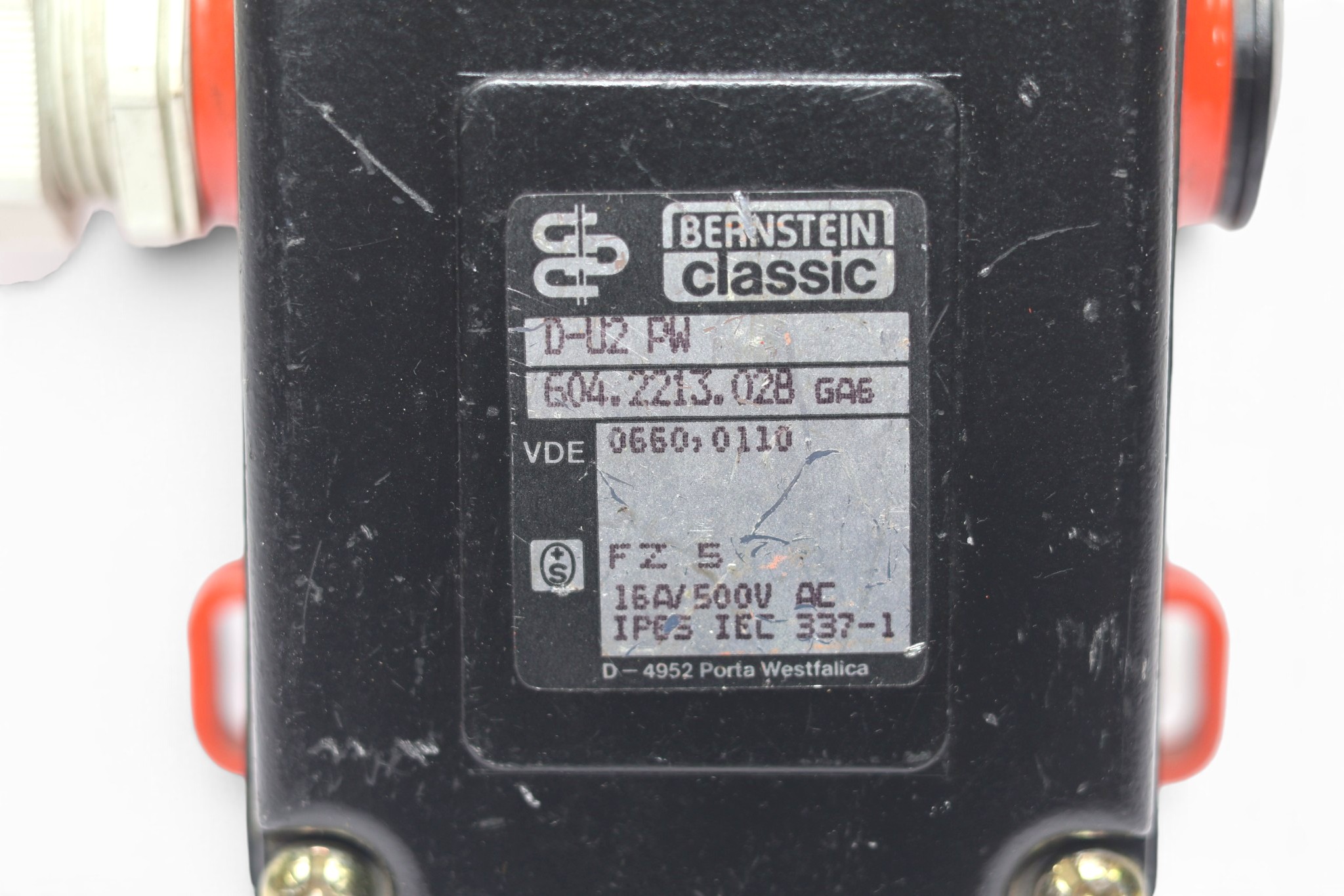 BERNSTEIN D-U2 PW LIMIT SWITCH 604.2213.028 - Image 2