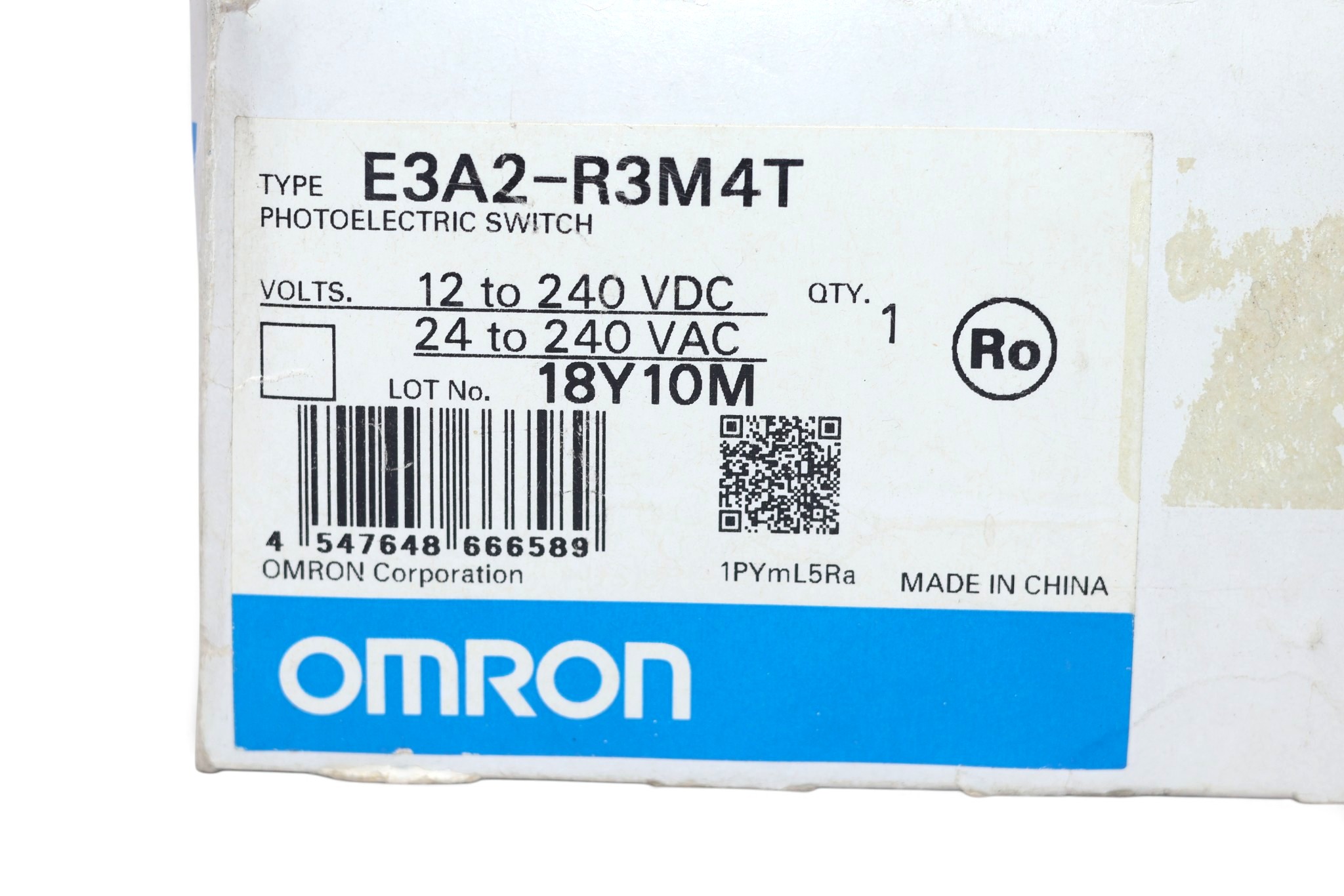 OMRON E3A2-R3M4T PHOTOELECTRIC SWITCH - Image 2