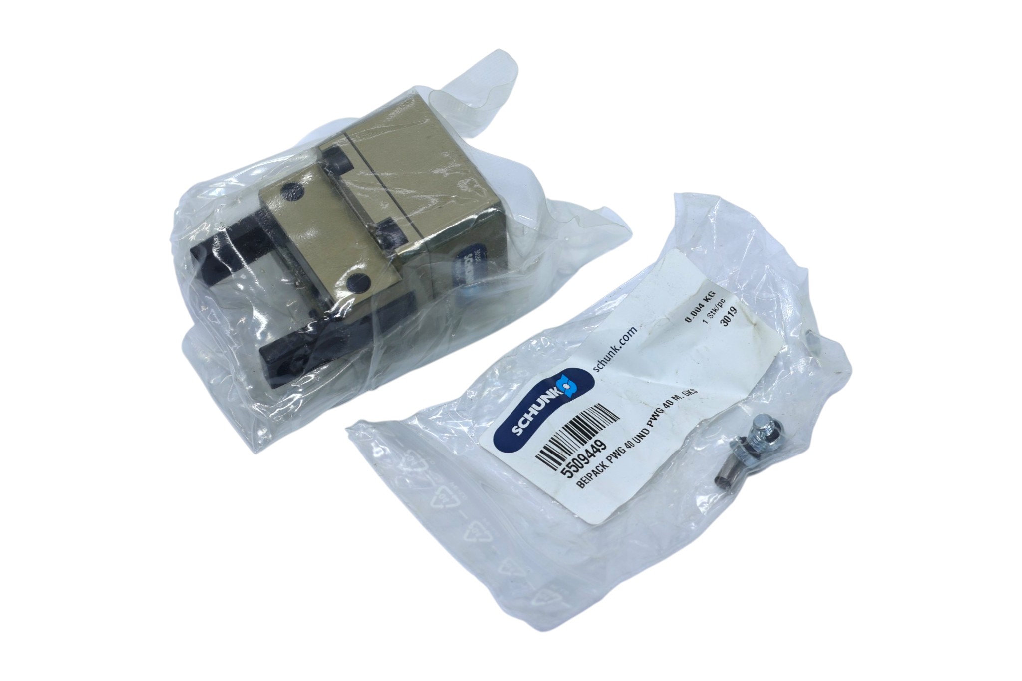 SCHUNK PWG-S 40 ANGULAR GRIPPER 302611