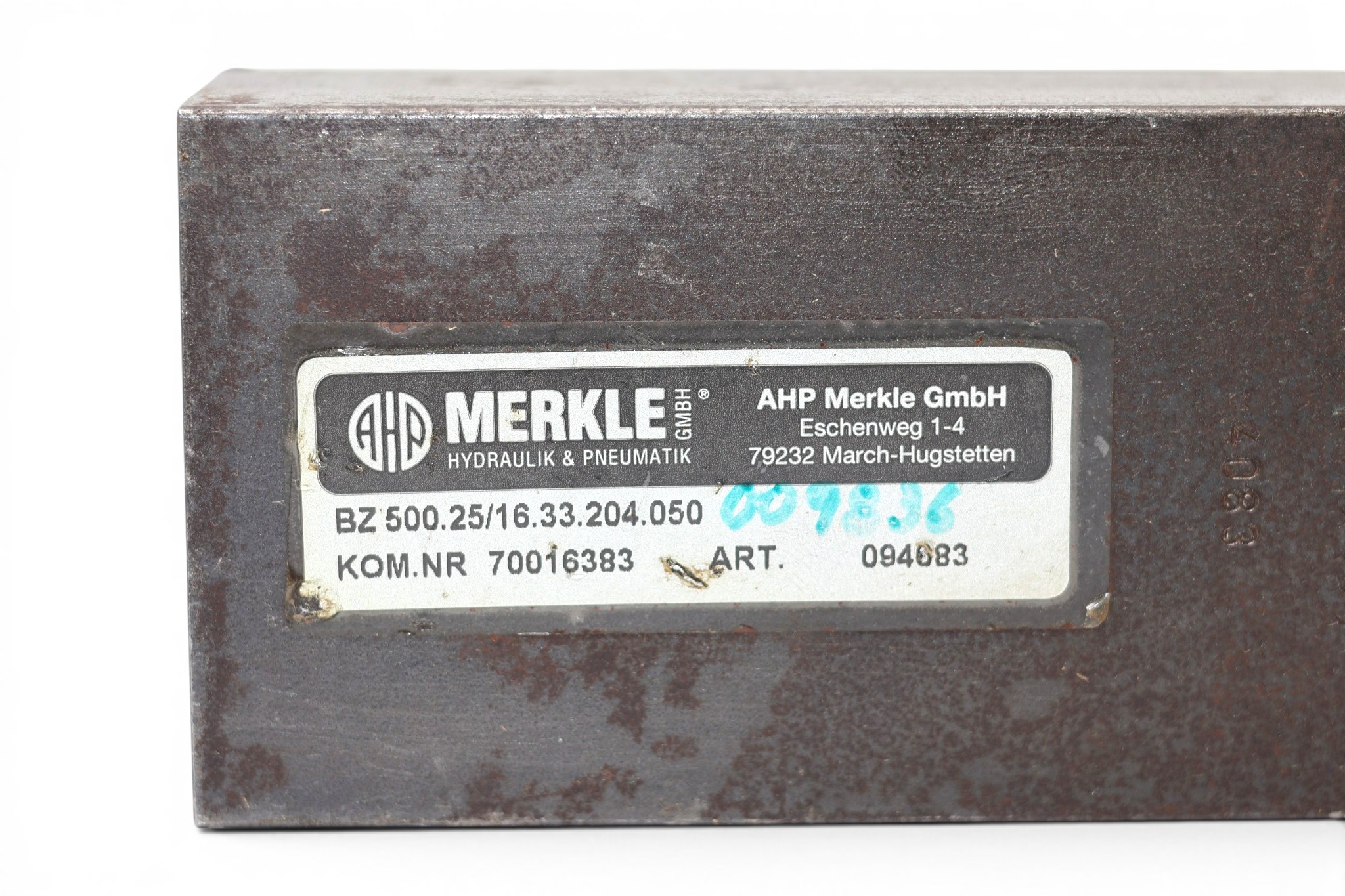 HEB BZ 500.25/16.33.204.050 HYDRAULIC BLOCK CYLINDER - Image 2