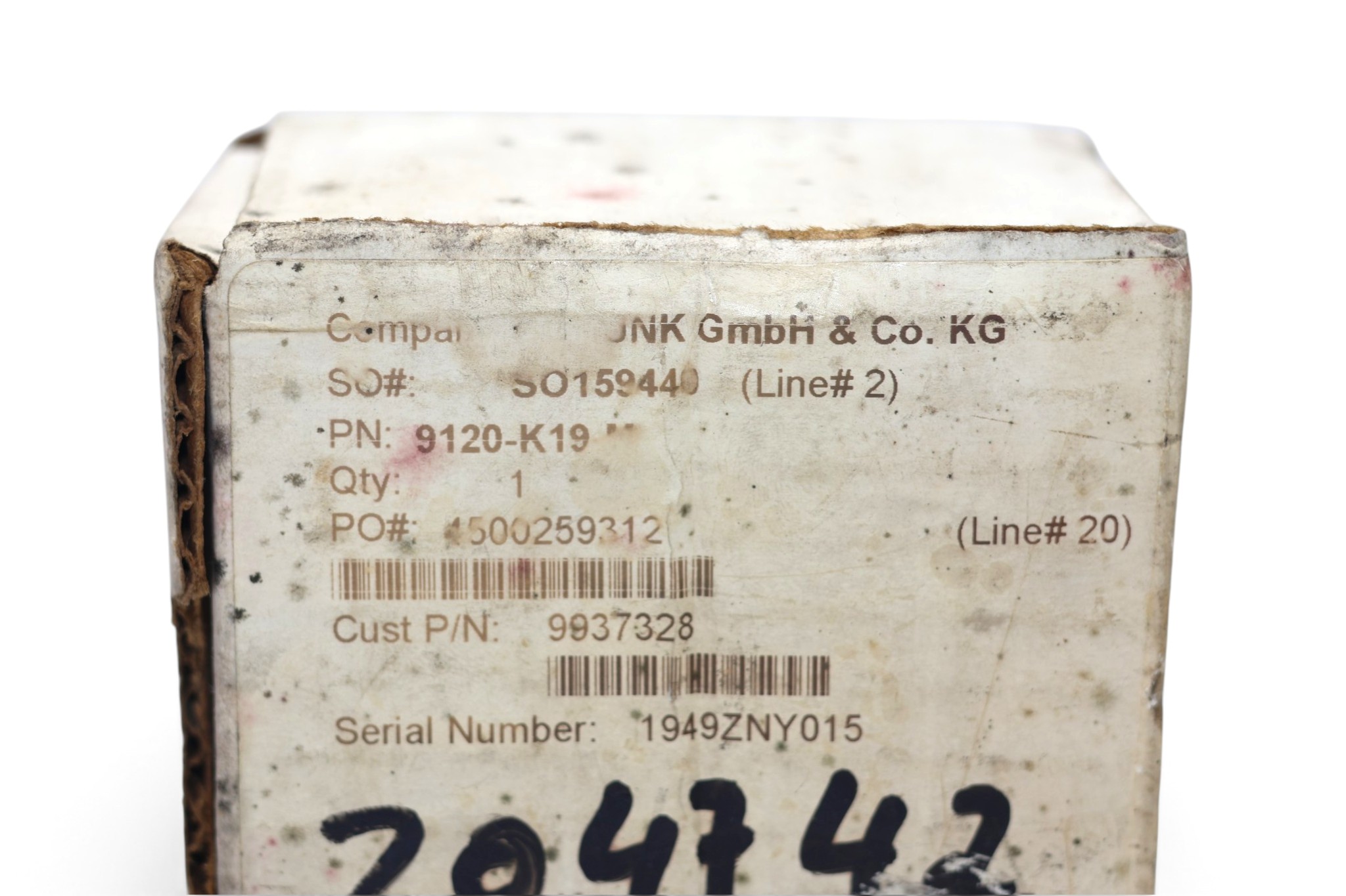 SCHUNK SWO-K19-K ELECTRIC FEED-THROUGH MODULE 9937328 - Image 2