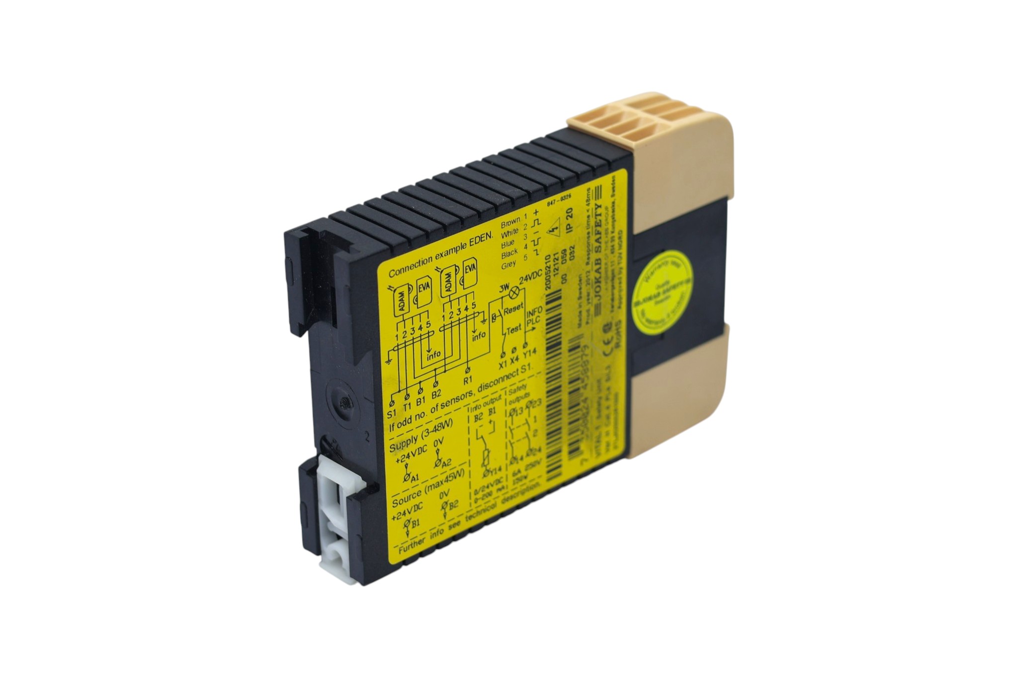 JOKAB SAFETY 2TLJ020052R1000 SAFETY CONTROLLER VITAL 1 (24 VDC) - Image 5