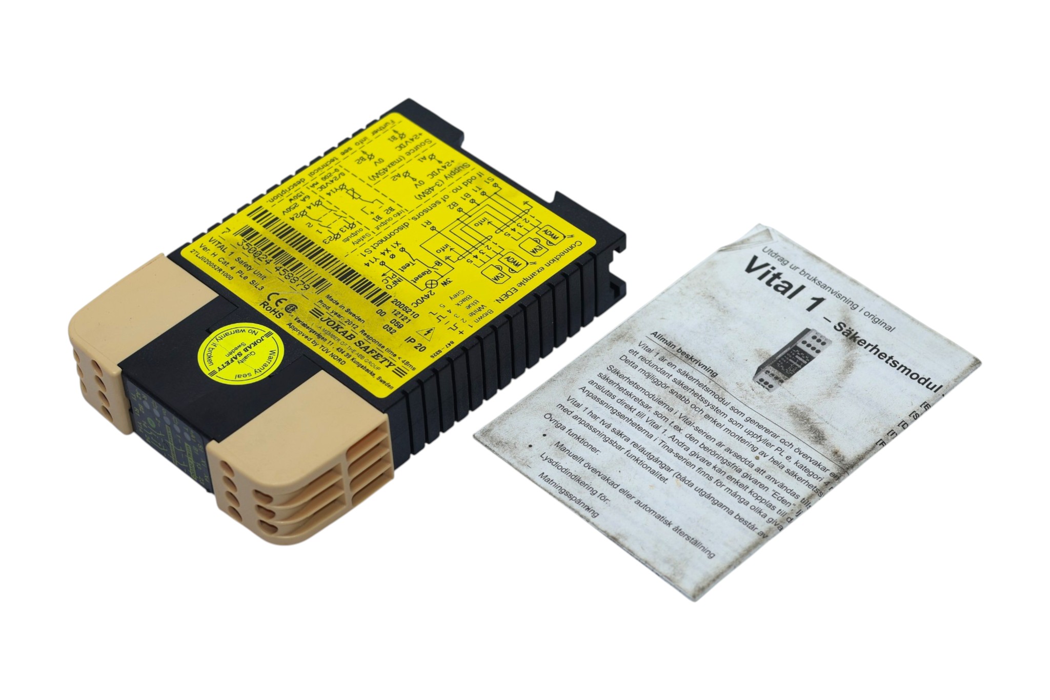 JOKAB SAFETY 2TLJ020052R1000 SAFETY CONTROLLER VITAL 1 (24 VDC)