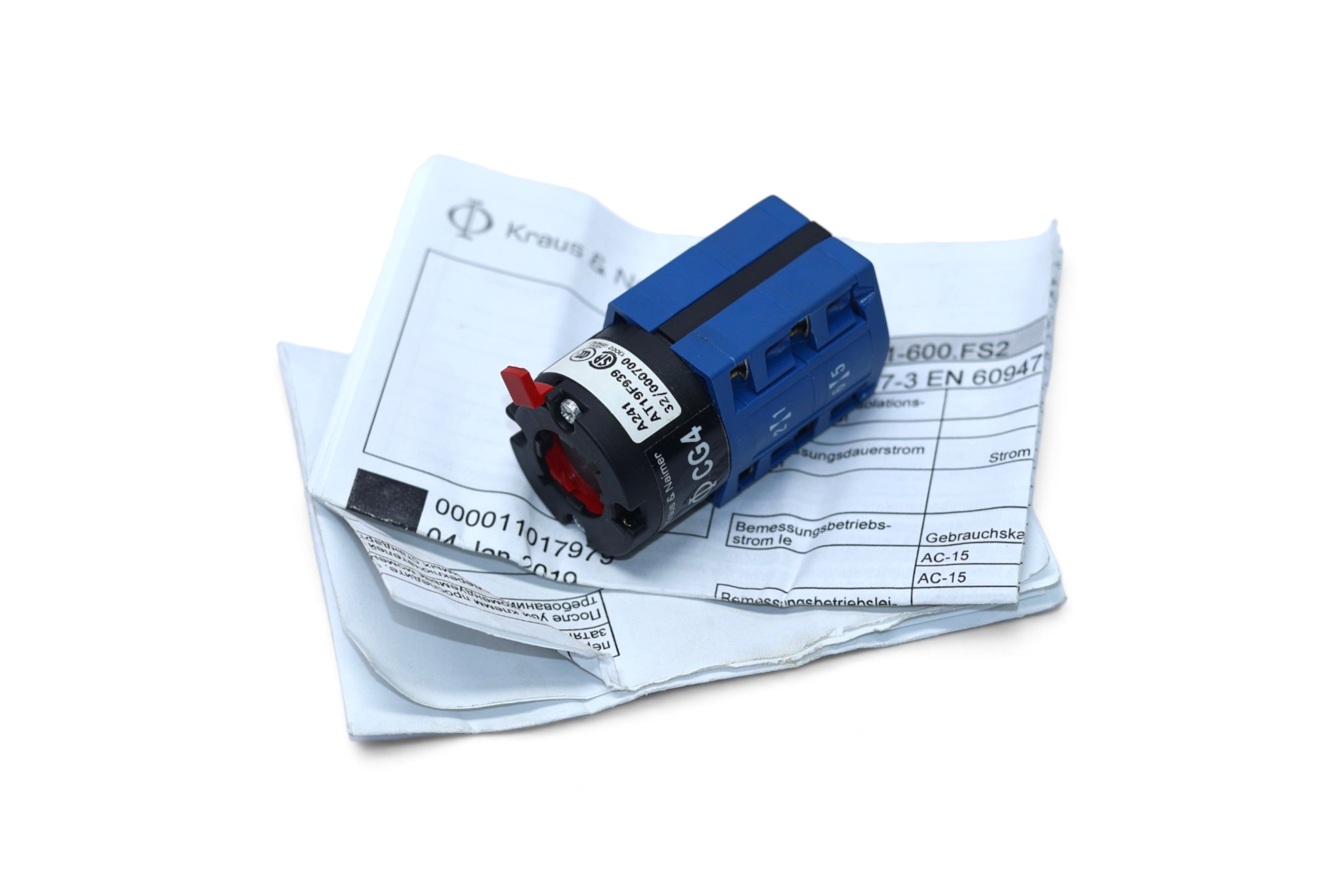 KRAUS & NAIMER CG4.A241-600.FS2 MULTI-STEP SWITCH AT19F93932/700
