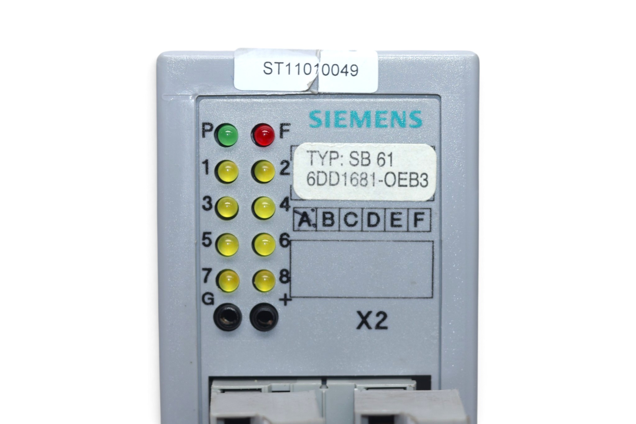 SIEMENS 6DD1681-OEB3 BINARY INPUT MODULE SB61 - Image 2
