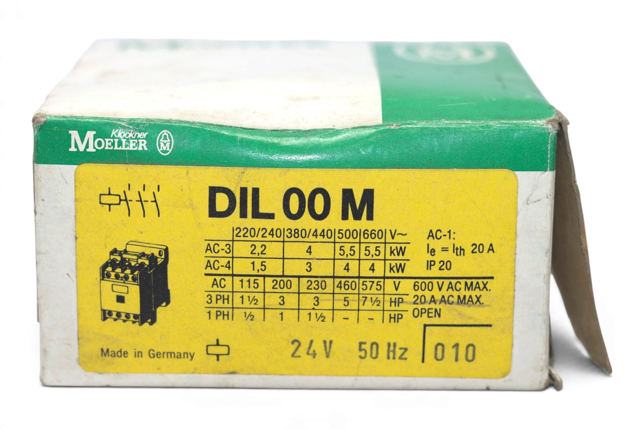 MOELLER DIL00M CONTACTOR (48 V) - Image 2