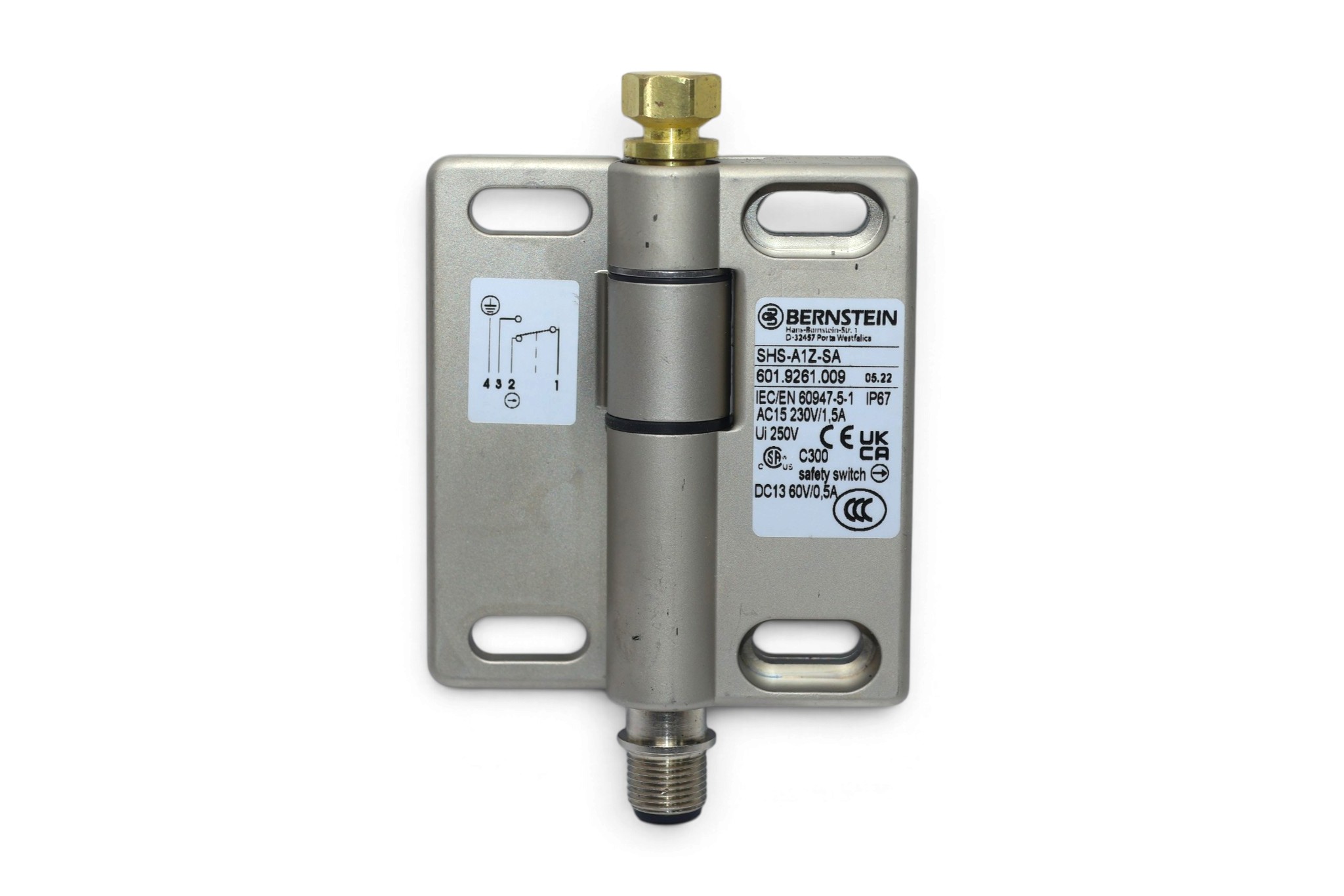 BERNSTEIN SHS-A1Z-SA SAFETY HINGE SWITCH 601.9261.009 - Image 3