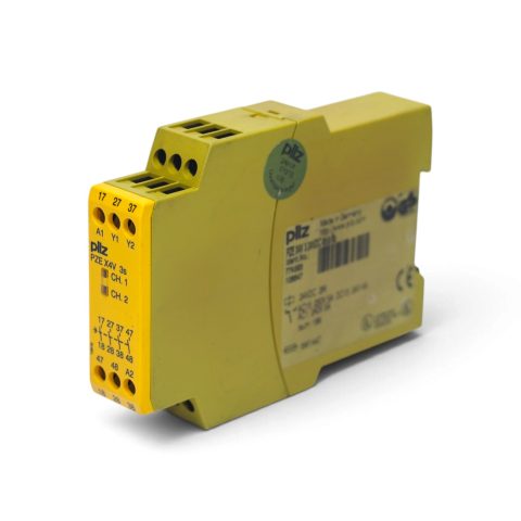 Manufacturer: PILZ Type: SAFETY RELAY Model: PZE X4V 3/24VDC4 N/O FIX Part No: 774583