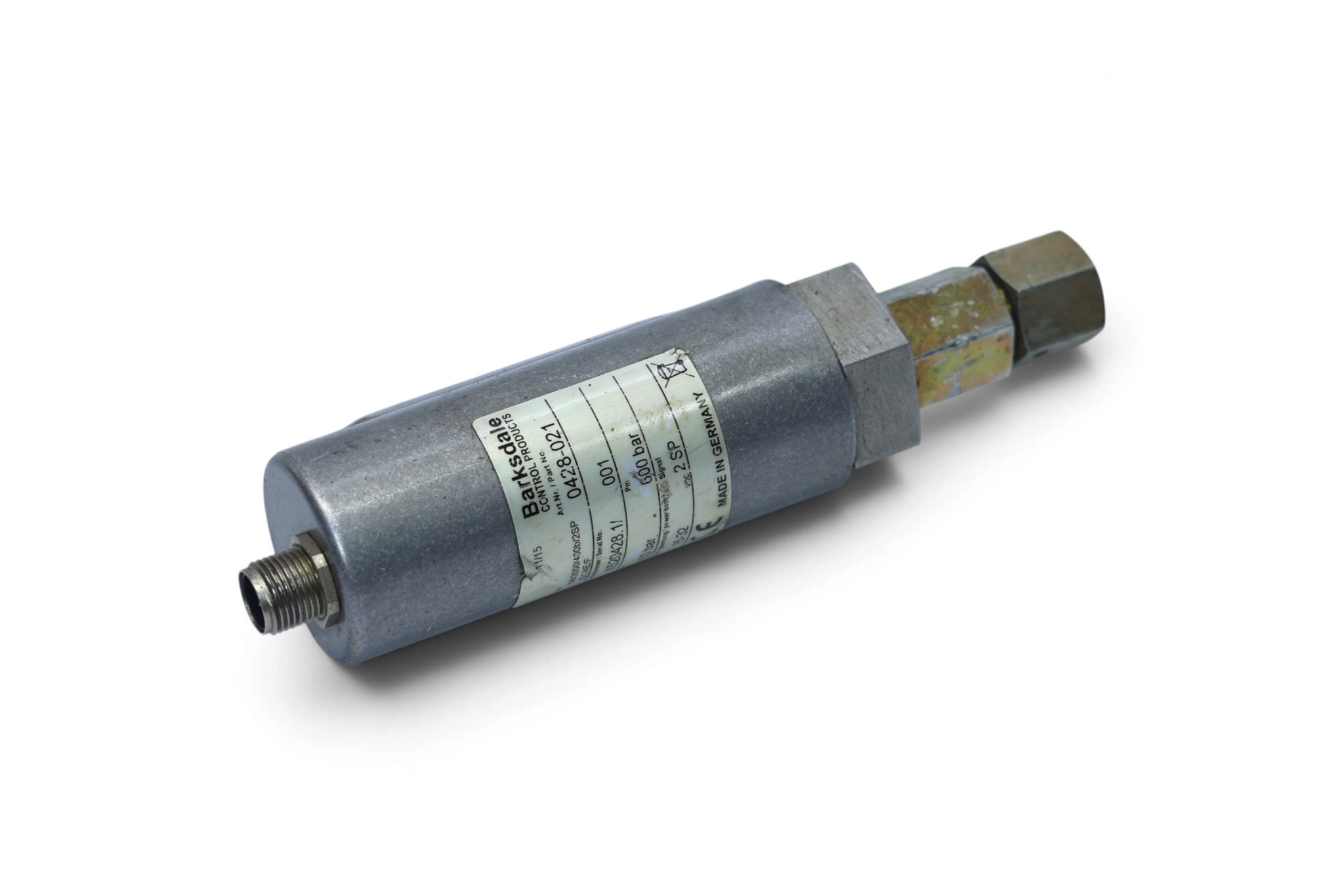BARKSDALE SW2000/400B/2SP/G1/4E/F DIGITAL PRESSURE SWITCH 0428-021 - Image 5