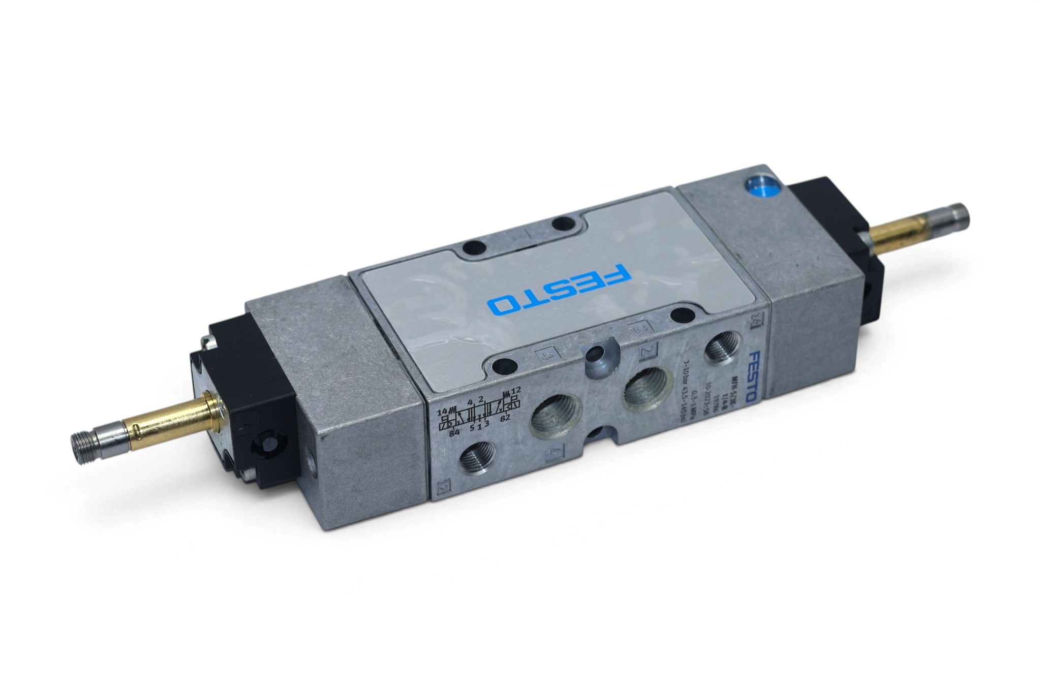 FESTO MFH-5/3E-1/4-B SOLENOID VALVE 19786 - Image 3