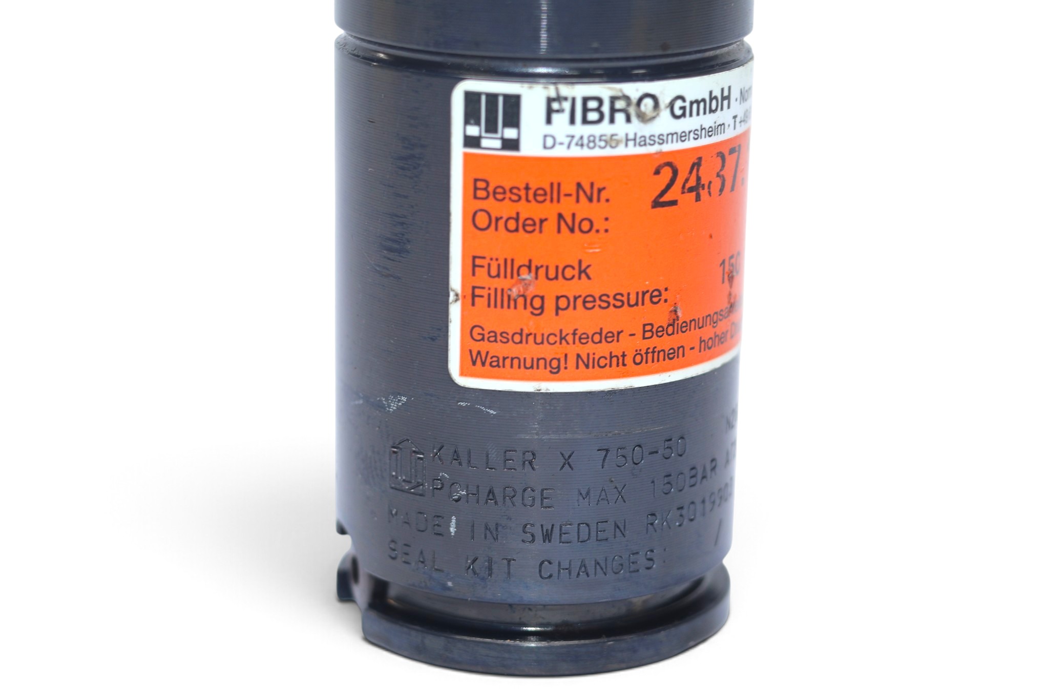 FIBRO 2487.12.00750.050.1 GAS SPRING - Image 2