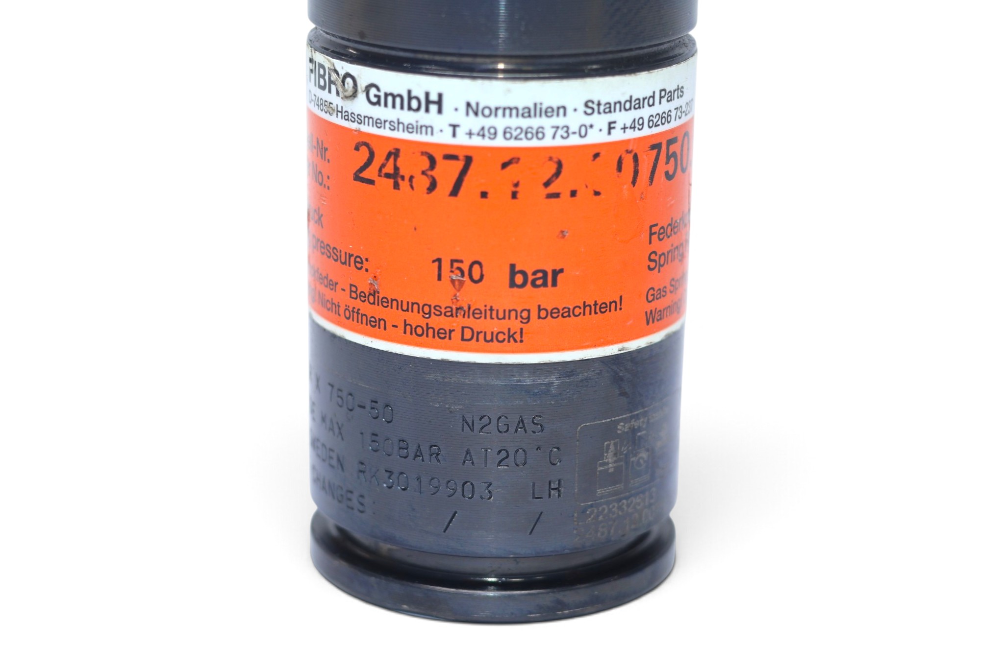 FIBRO 2487.12.00750.050.1 GAS SPRING - Image 3