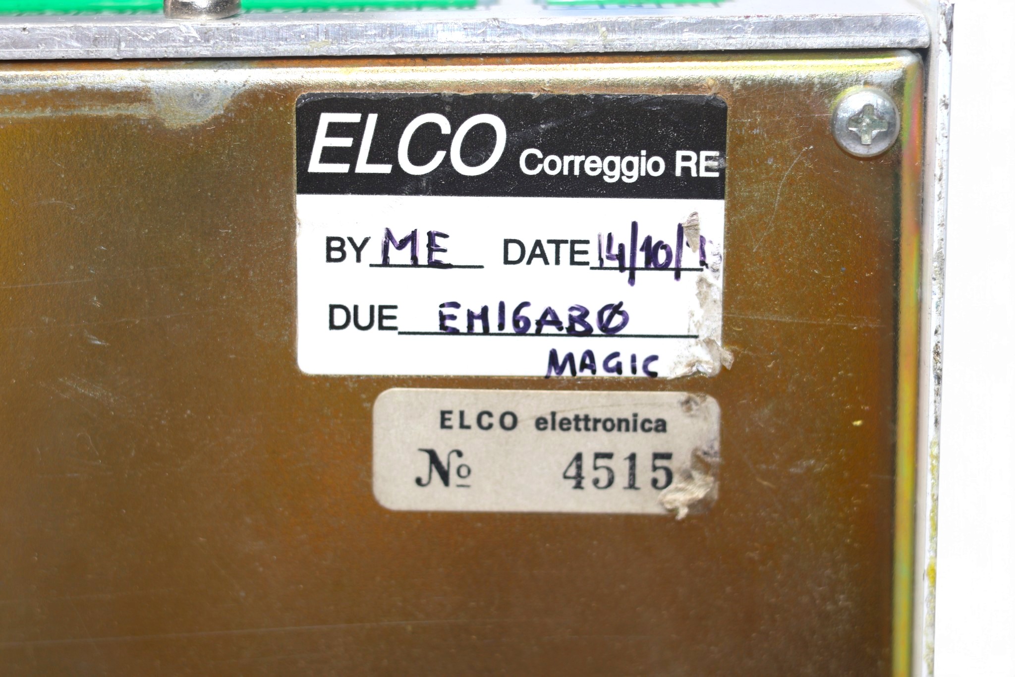 ELCO ELETTRONICA EM16 OPERATOR PANEL EM16AB0 - Image 2