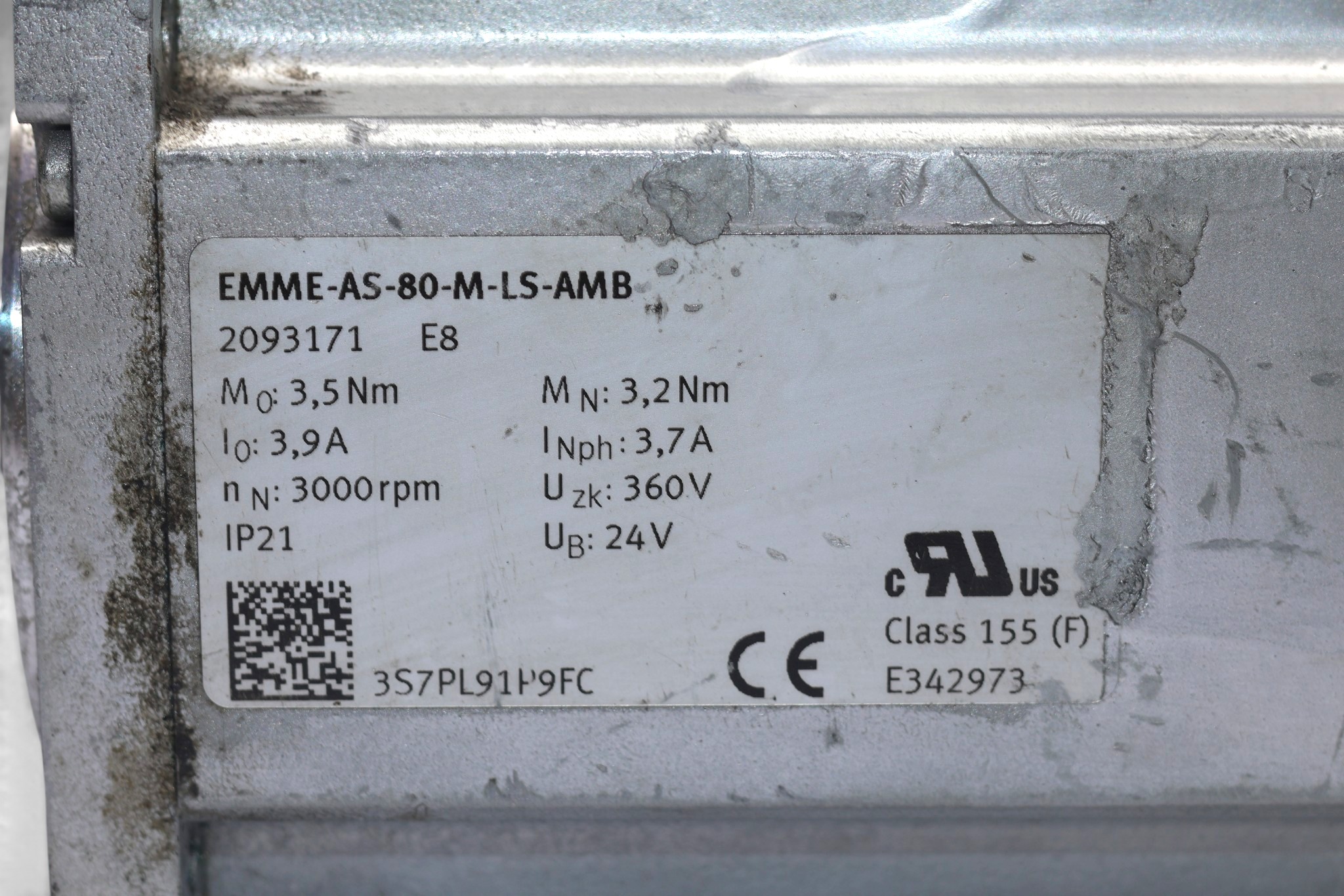 FESTO EMME-AS-80-M-LS-AMB SERVO MOTOR 2093171 - Image 2