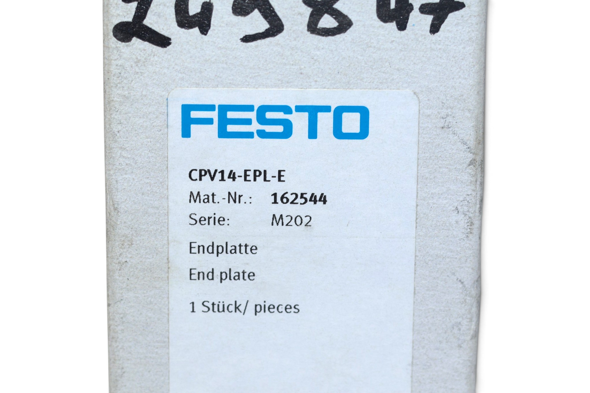 FESTO CPV14-EPL-E END PLATE 172544 - Image 2