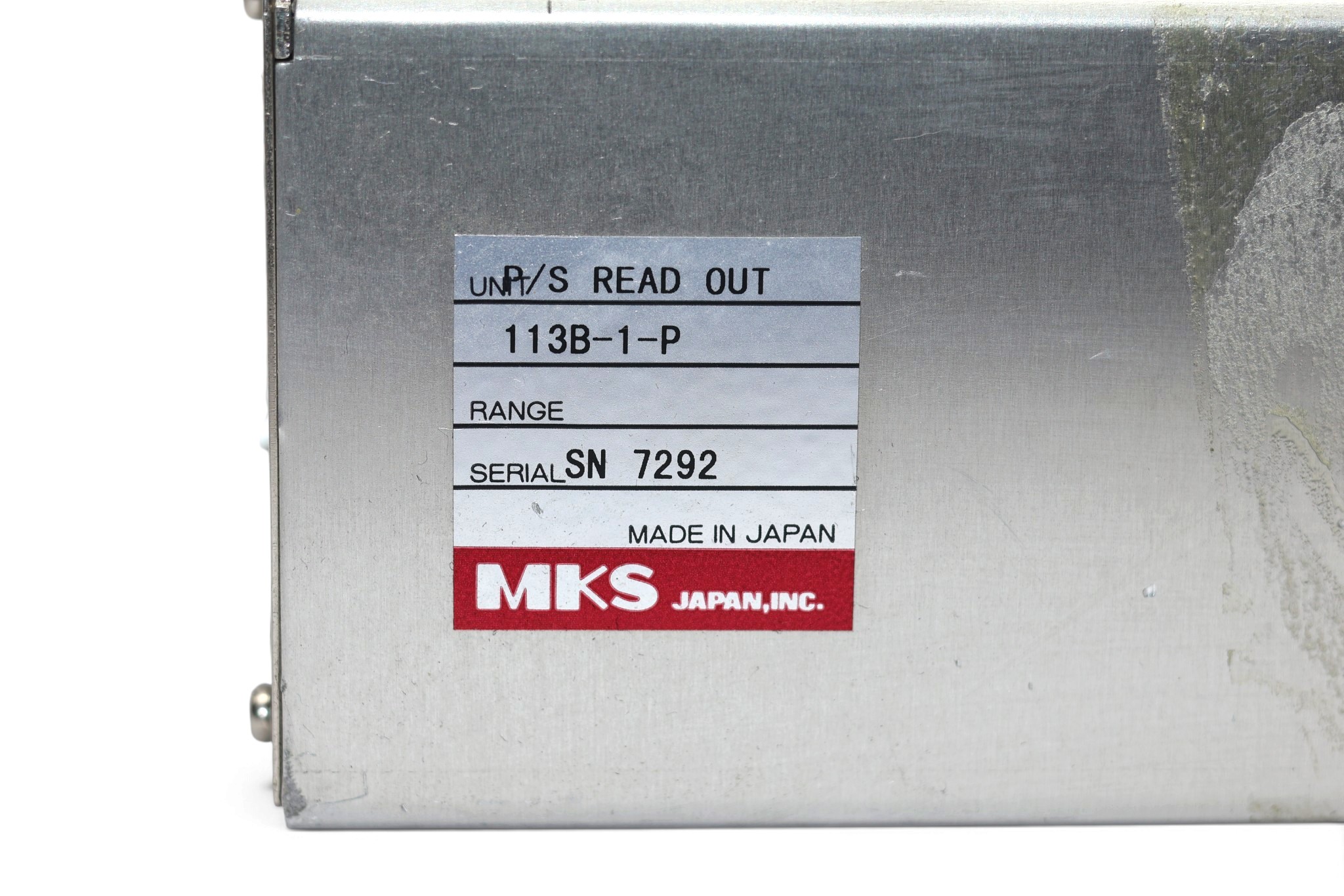 MKS 113B-1-P POWER SUPPLY READOUT - Image 2