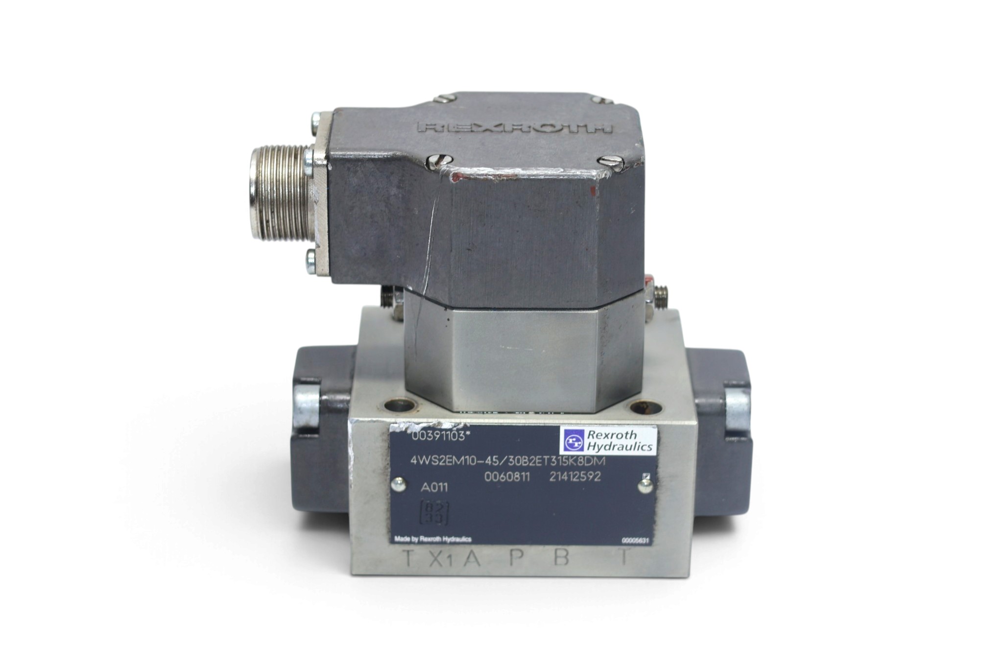 REXROTH 4WS2EM10-45/30B2ET315K8DM SERVO VALVE R900391103 - Image 3