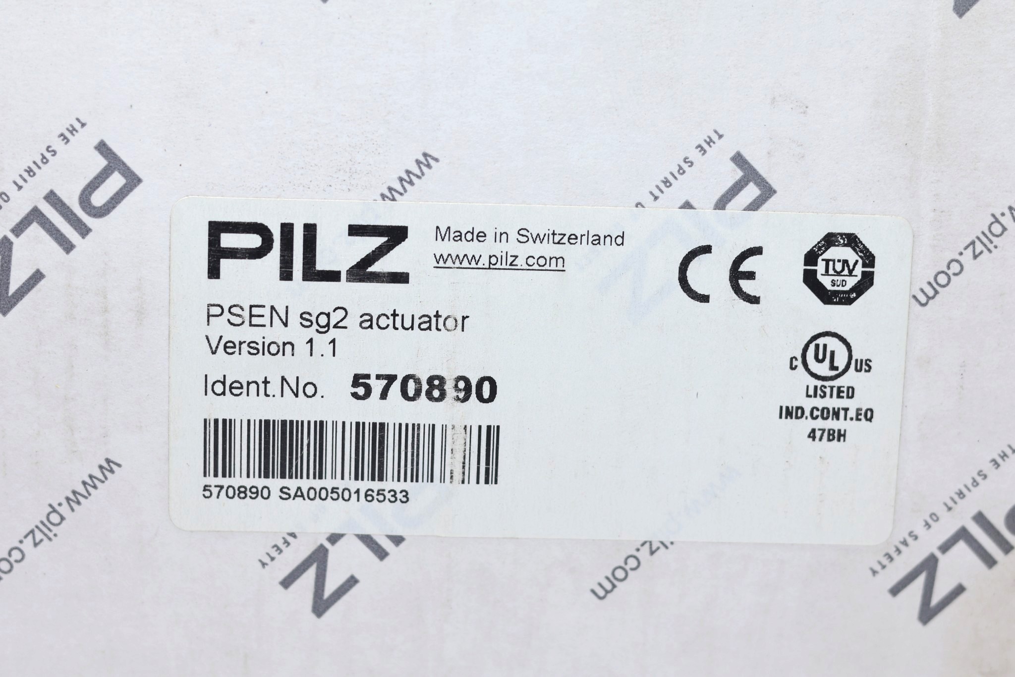 PILZ PSEN SG2 ACTUATOR 570890 - Image 2