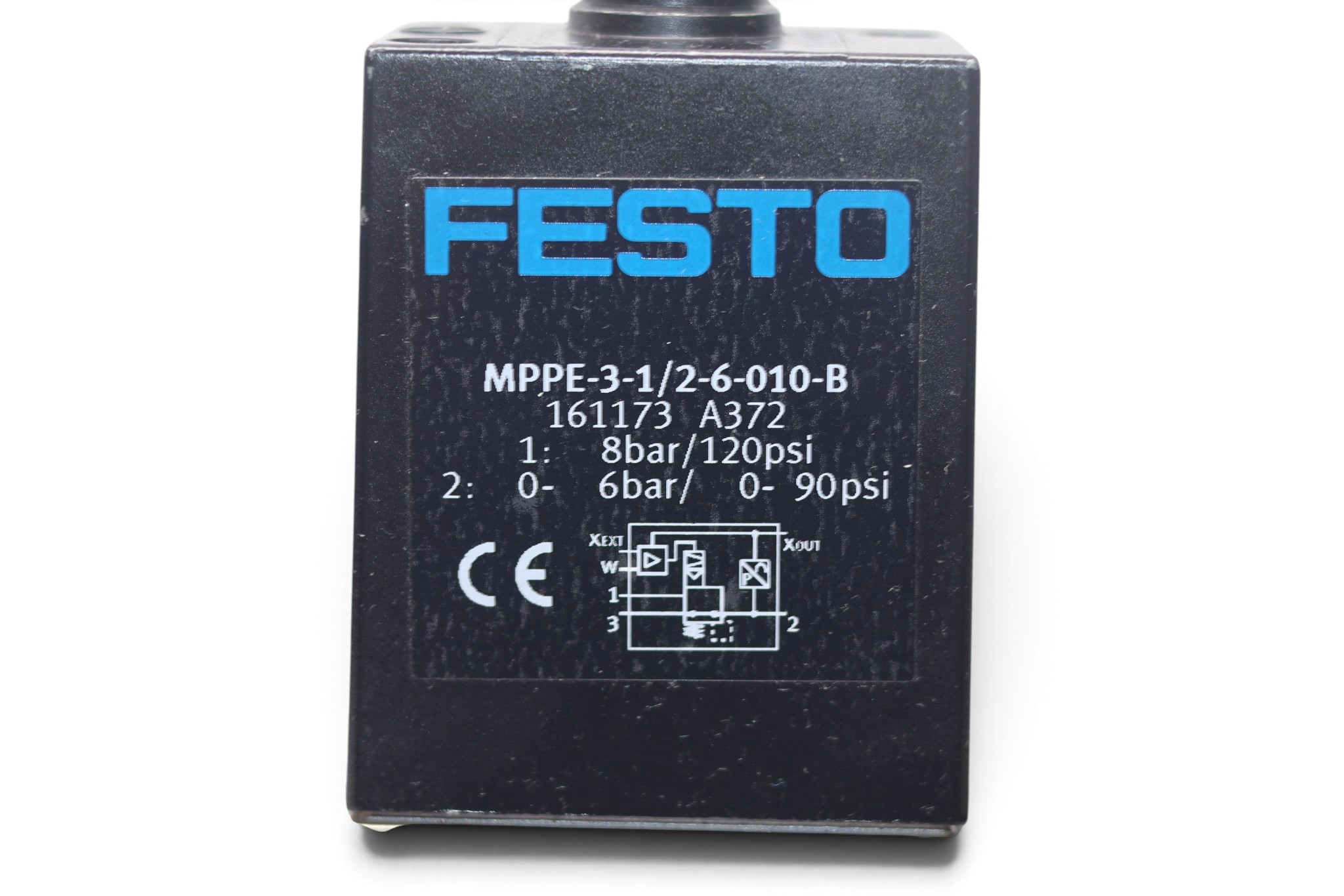 FESTO MPPE-3-1/2-6-010-B PROPORTIONAL PRESSURE CONTROL VALVE 161173 - Image 2