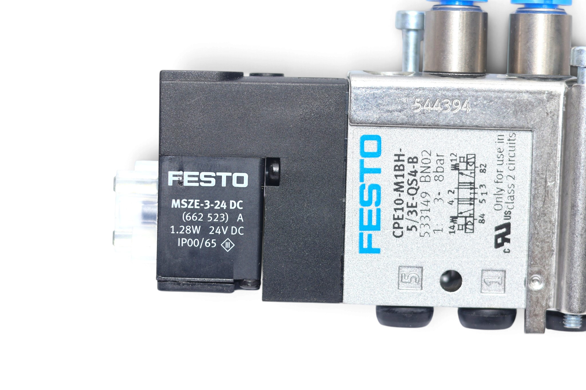 FESTO CPE10-M1BH-5J-QS-4 SOLENOID VALVE 564212 - Image 3