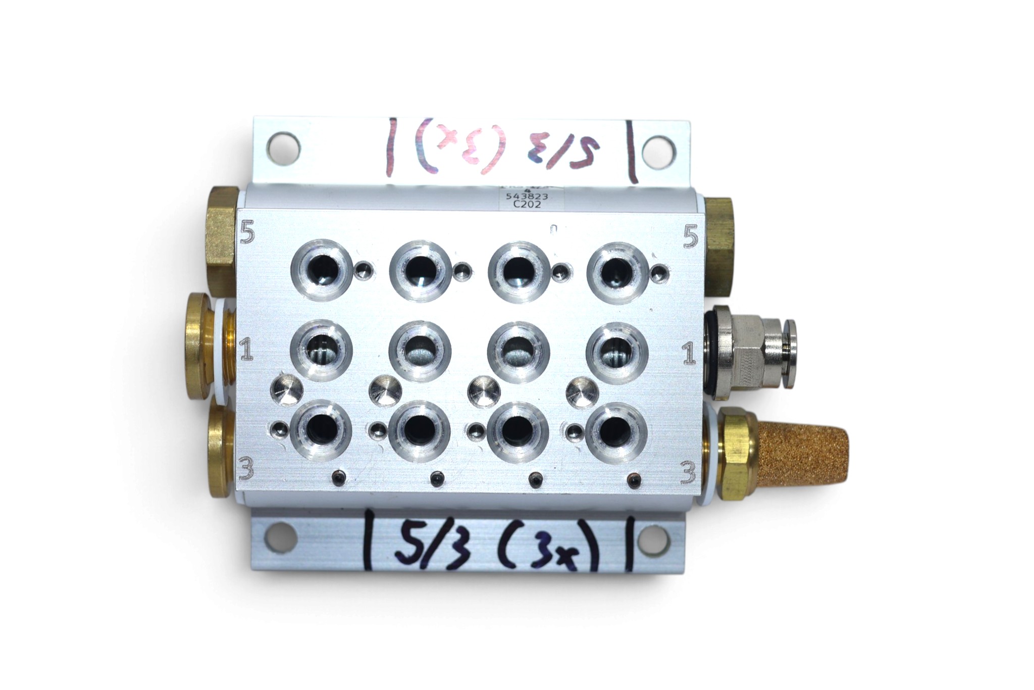 FESTO CPE10-PRS-1/4-4 MANIFOLD BLOCK 543823 - Image 3