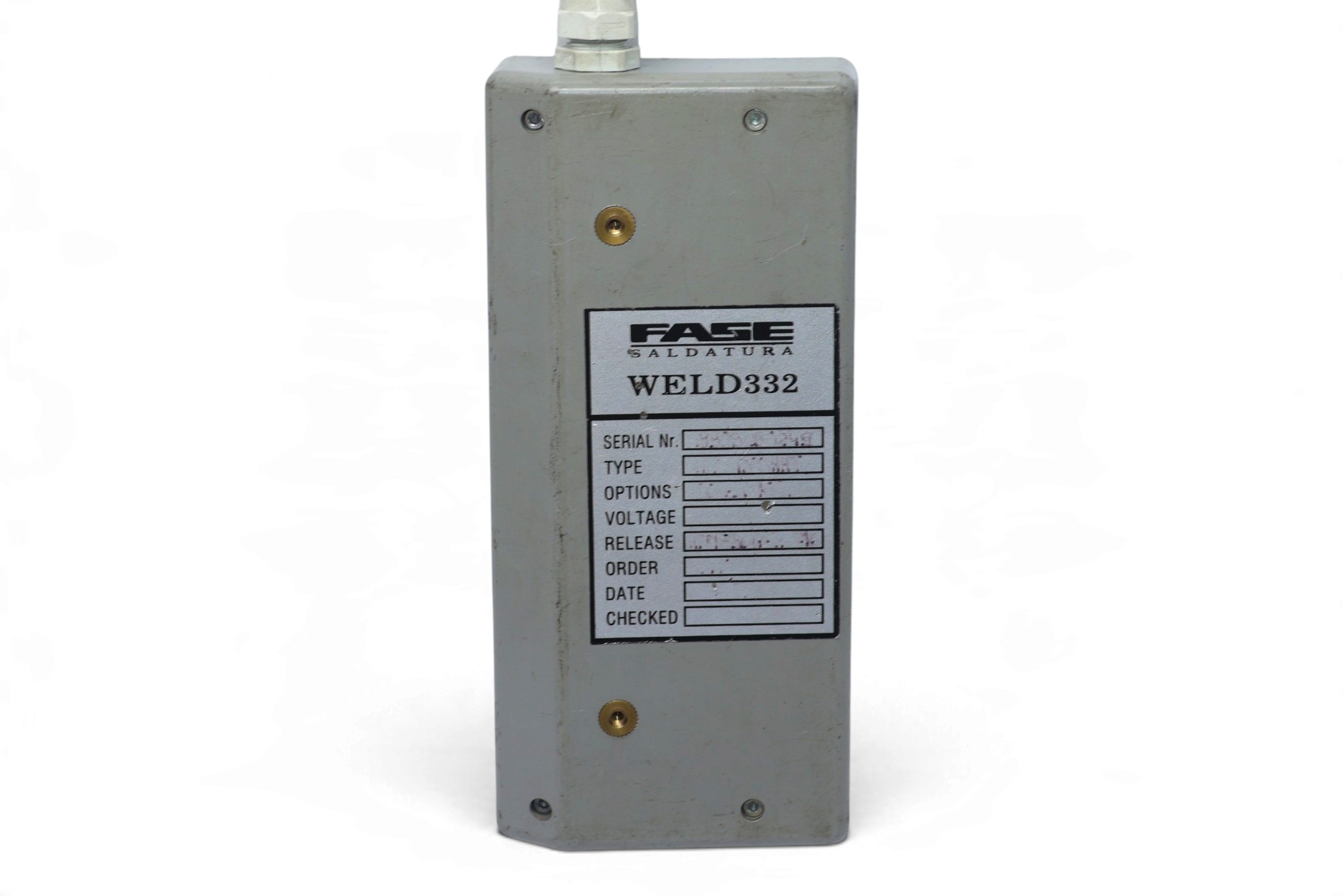FASE HCM 4300 HHT PROGRAMMING TERMINAL WELD 332 - Image 3
