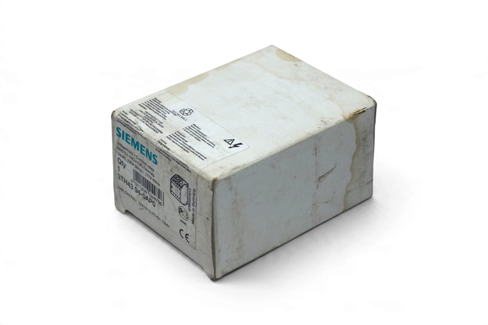 SIEMENS 3TH4394-0AP0 CONTACTOR RELAY - Image 8