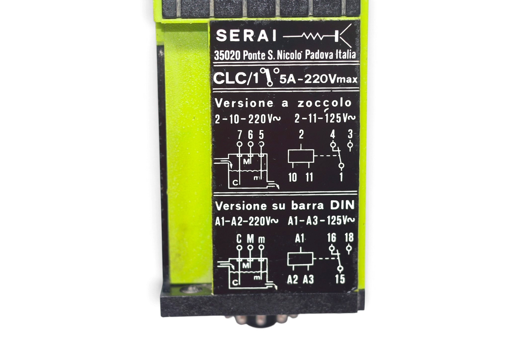 SERAI CLC/1 TIMING RELAY - Image 2