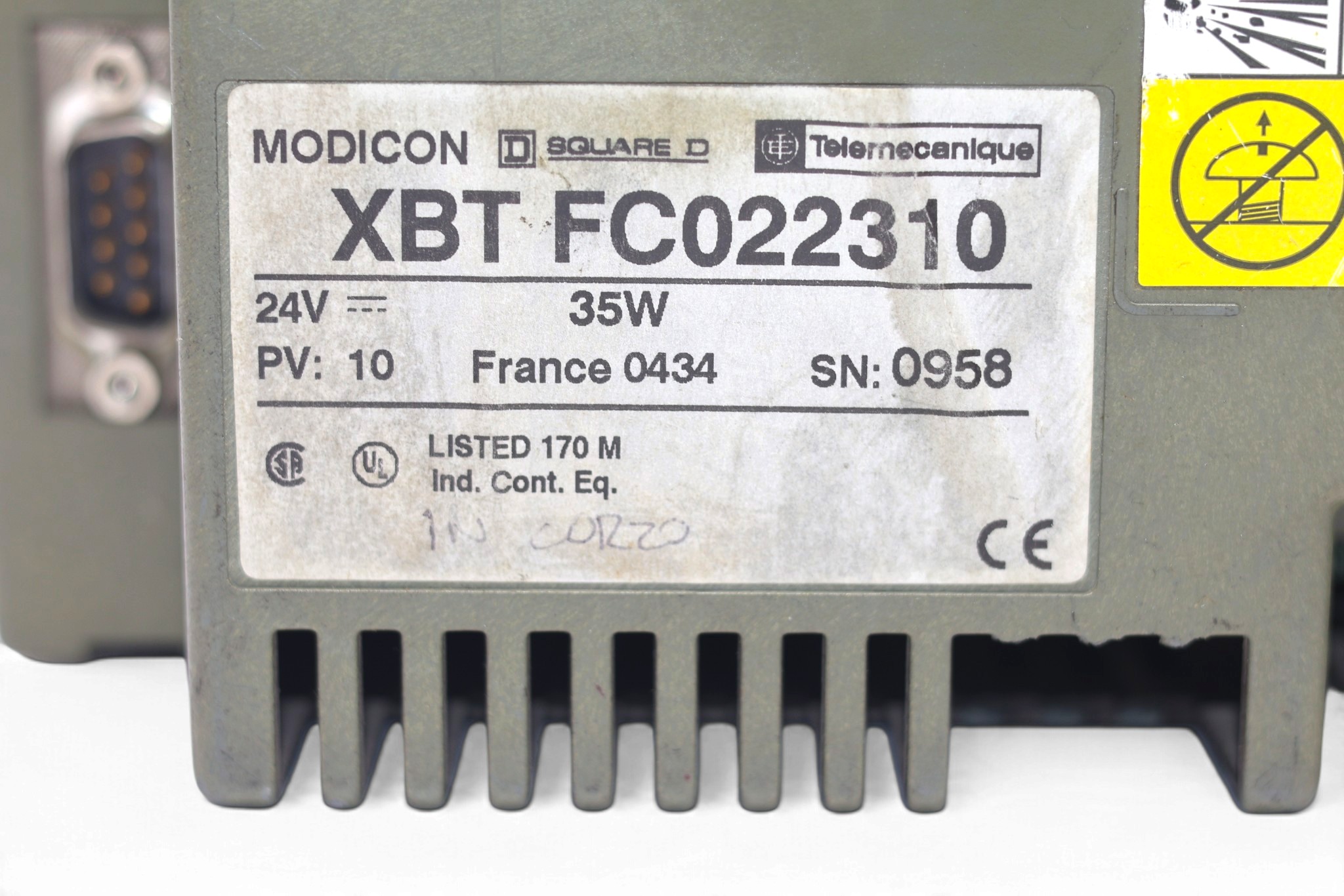 TELEMECANIQUE XBT FC022310 TOUCH SCREEN - Image 2