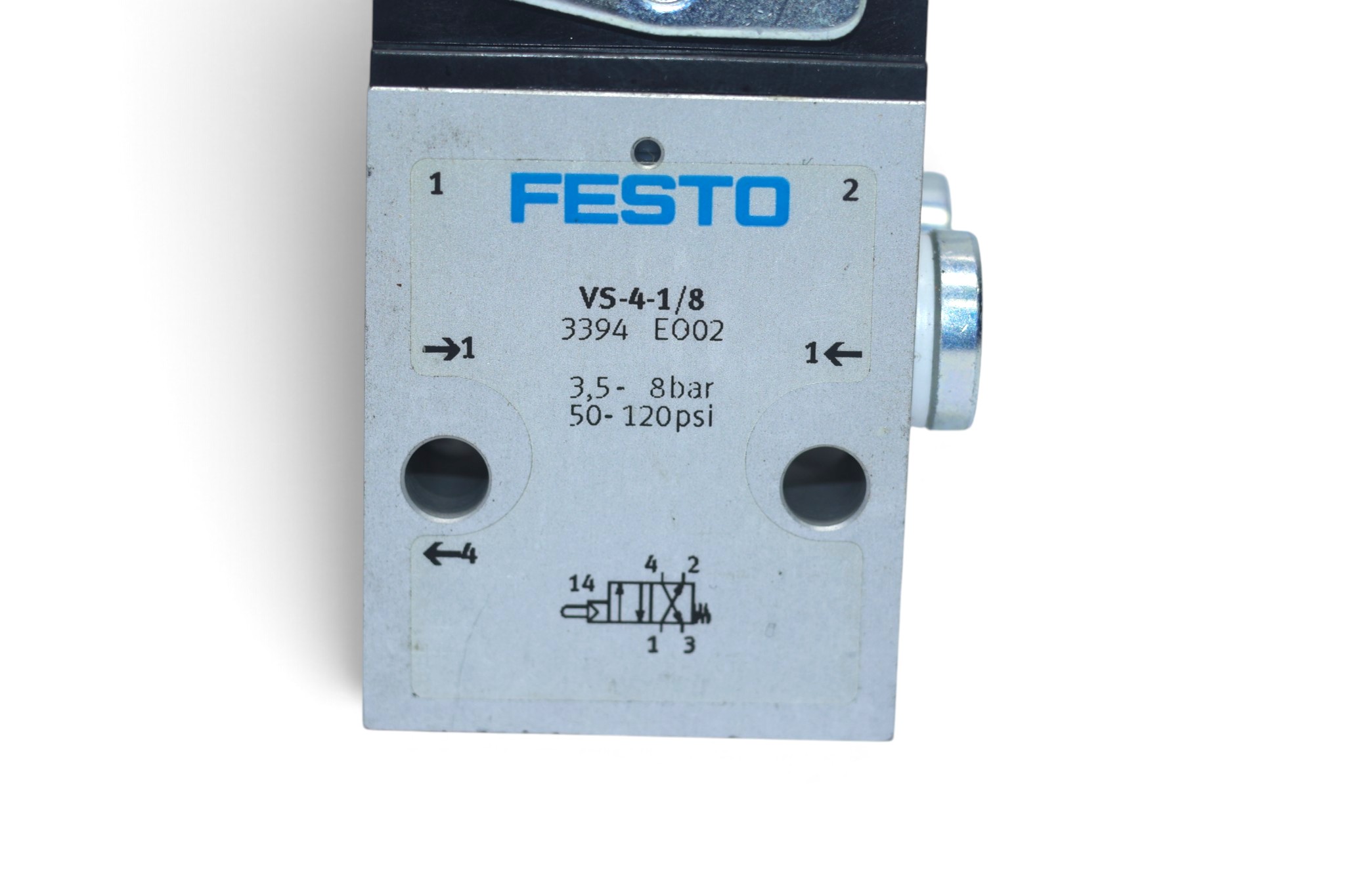FESTO VS-4-1/8 STEM ACTUATED VALVE 3394 - Image 2