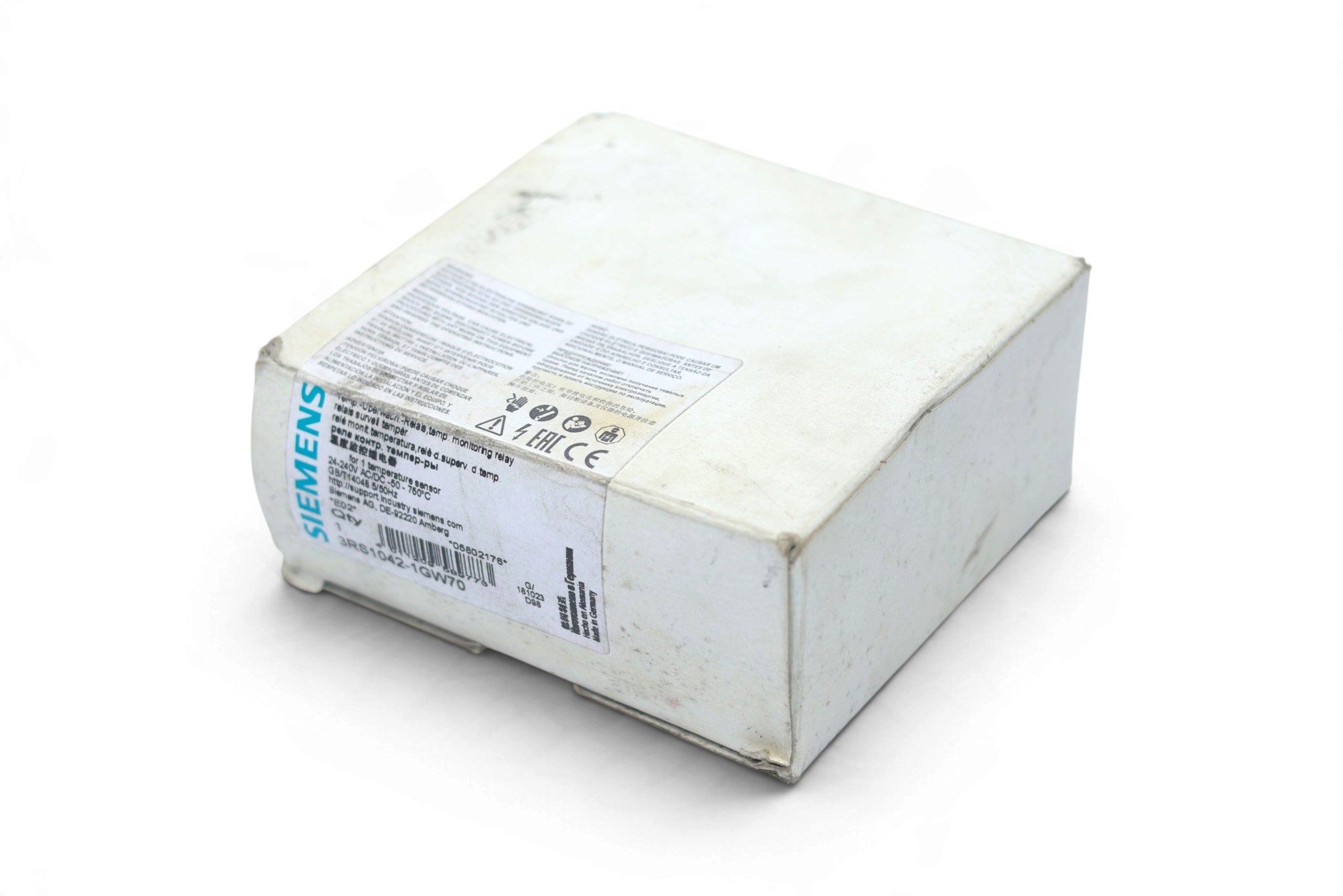 SIEMENS 3RS1042-1GW70 TEMPERATURE MONITORING RELAY - Image 8