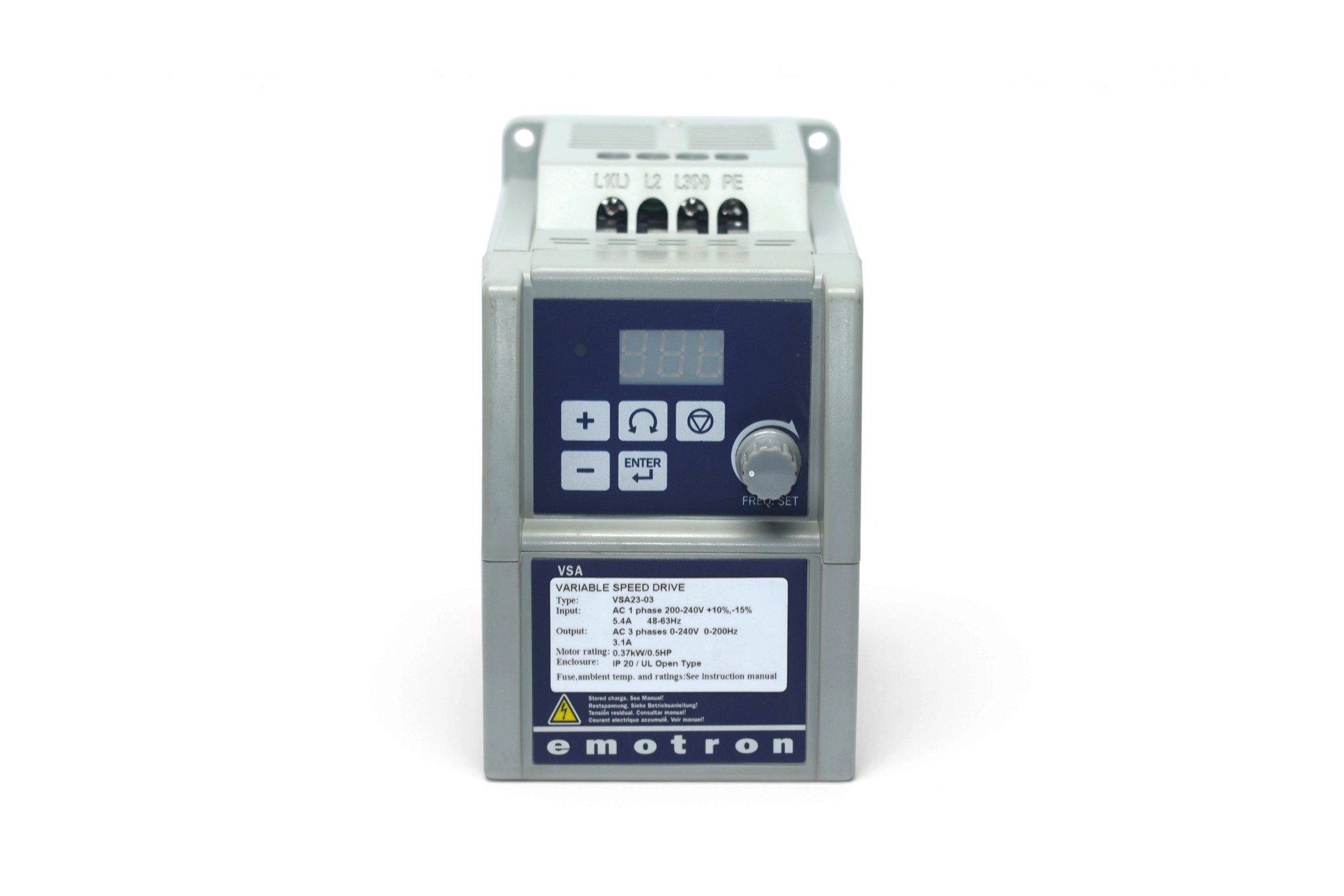 EMOTRON VSA23-03 VARIABLE FREQUENCY DRIVE (0.37 kW) - Image 5