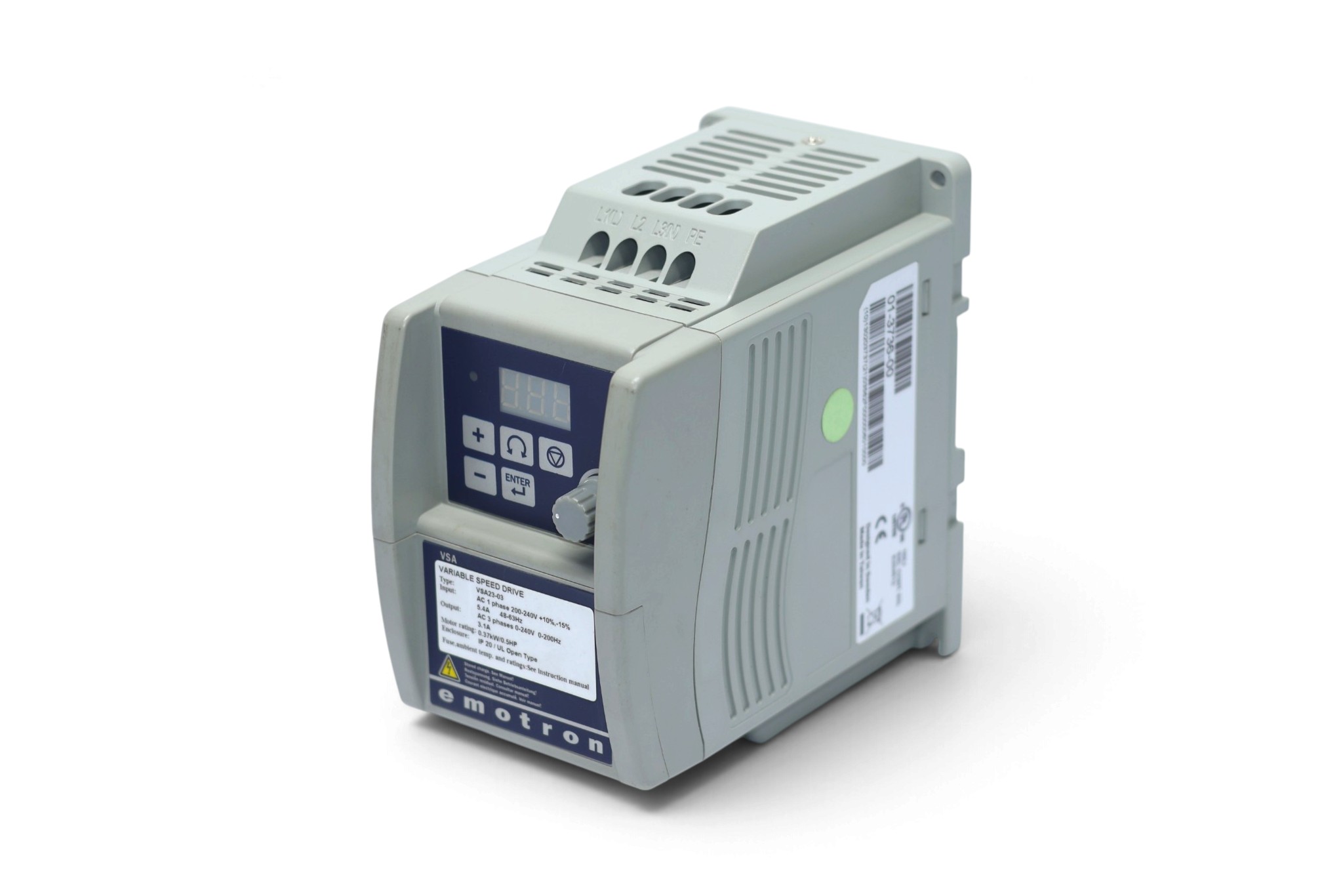 EMOTRON VSA23-03 VARIABLE FREQUENCY DRIVE (0.37 kW)