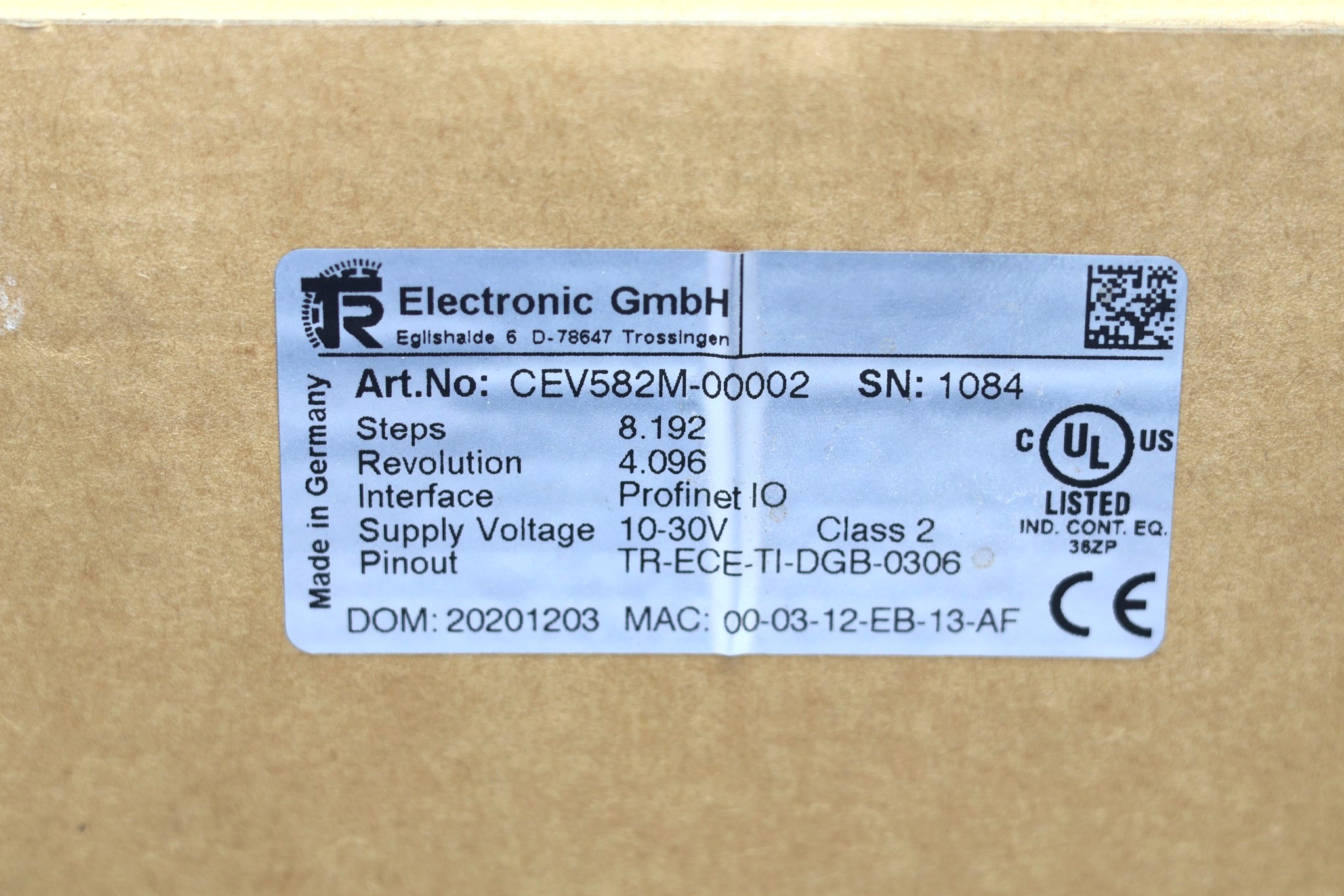 TR Electronic CEV582M-00002 ABSOLUTE ENCODER - Image 2