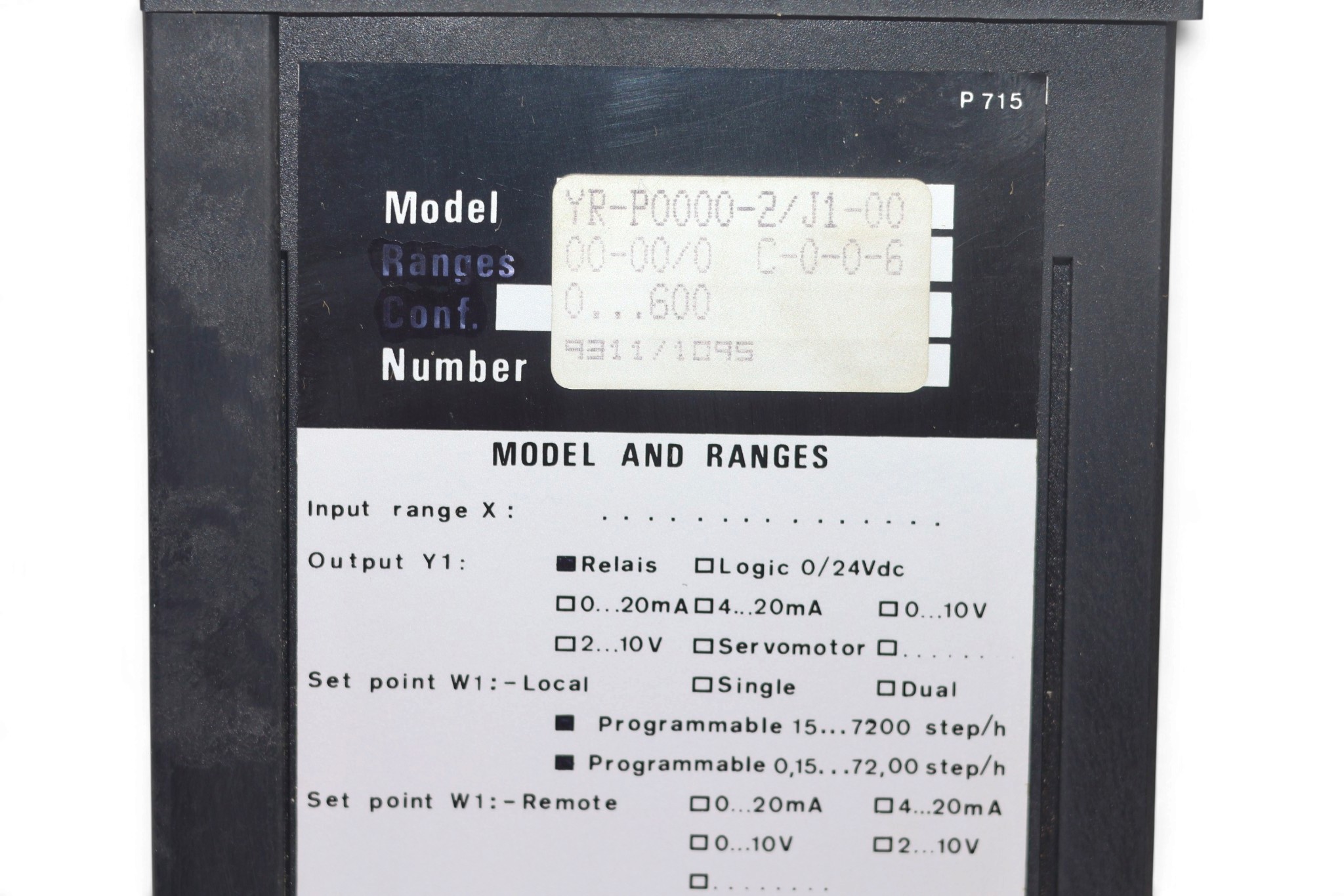 ASCON YR-P0000-2/J1-00-00-00/0 TEMPERATURE CONTROLLER - Image 2
