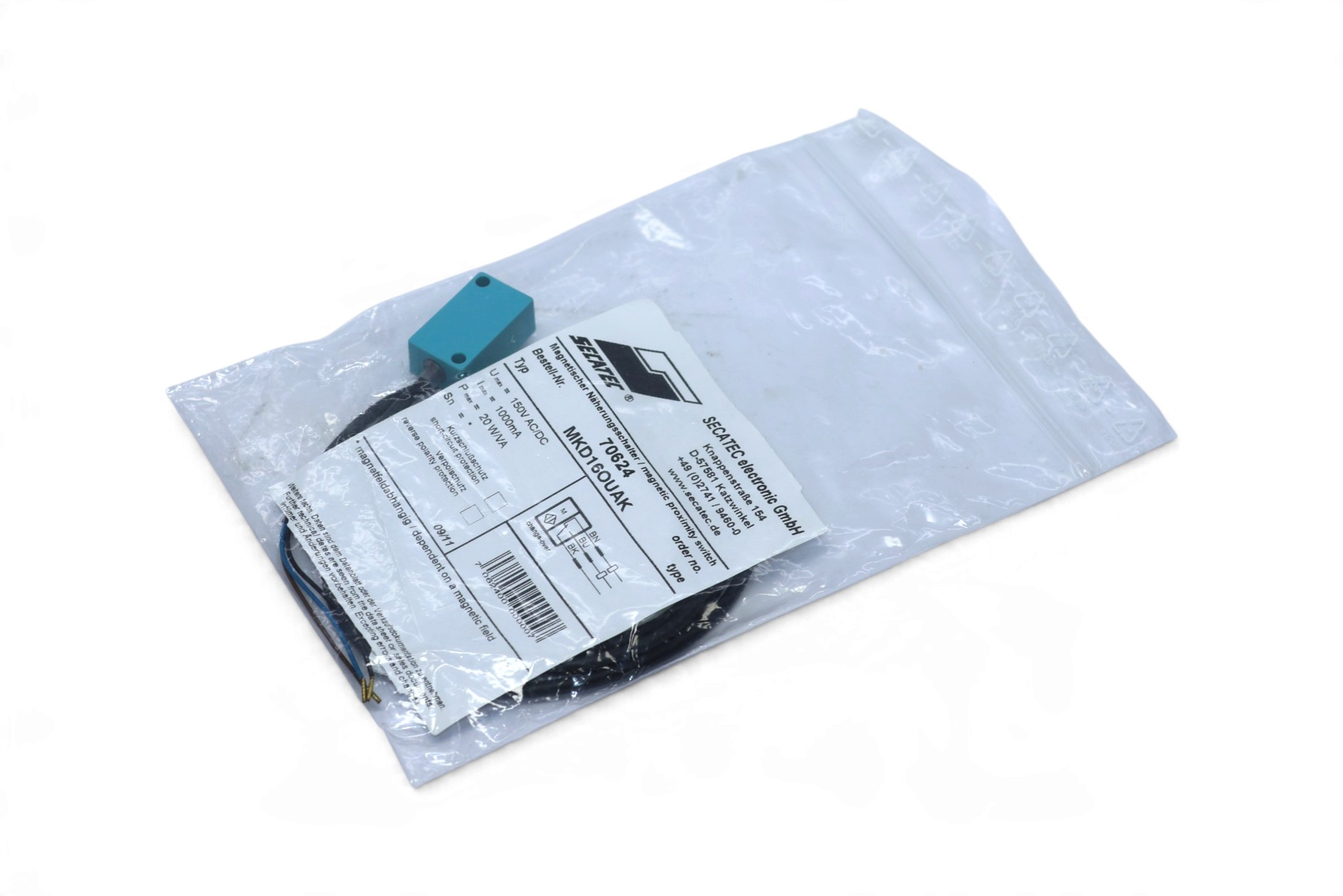 SECATEC MKD16OUAK REED SWITCH 70624 - Image 7