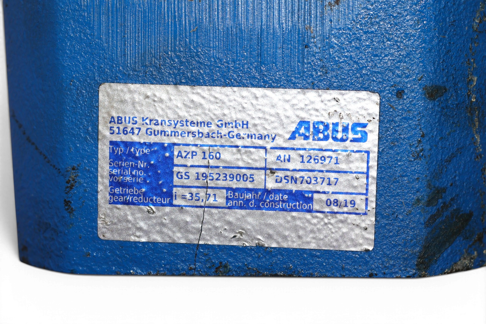 ABUS AZP 160 GEAR - Image 2