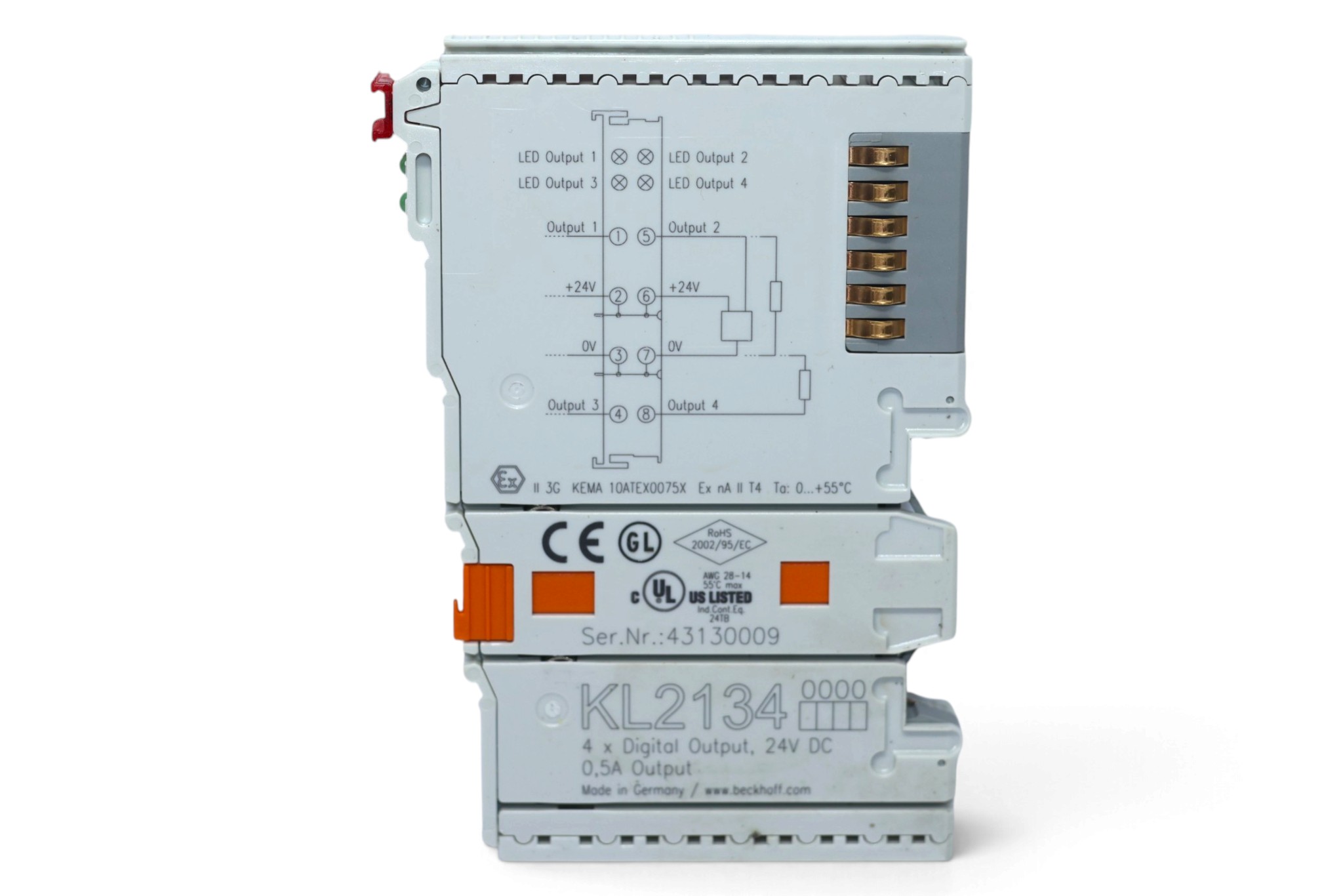BECKHOFF KL2134 4-CHANNEL DIGITAL OUTPUT - Image 2