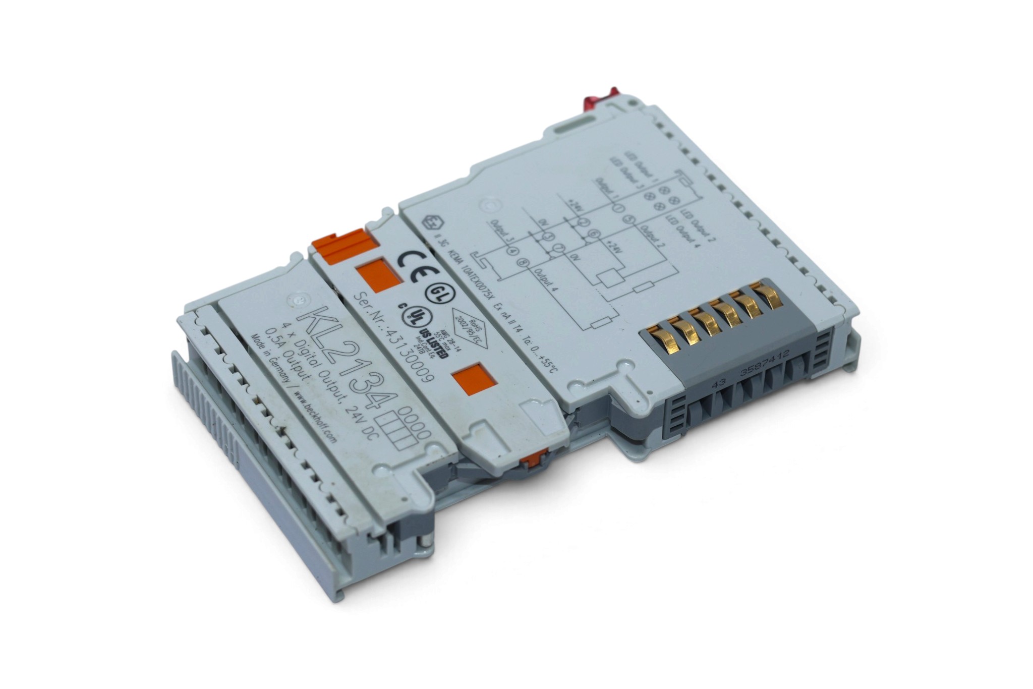 BECKHOFF KL2134 4-CHANNEL DIGITAL OUTPUT