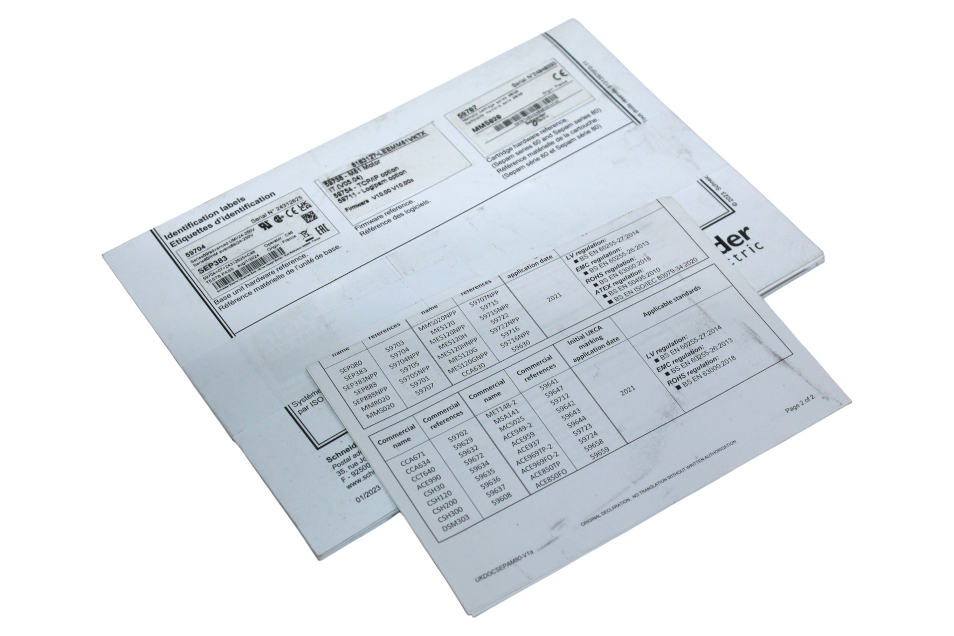 SCHNEIDER 59704 SEP383 EASERGY SEPAM SERIES 80 - Image 11