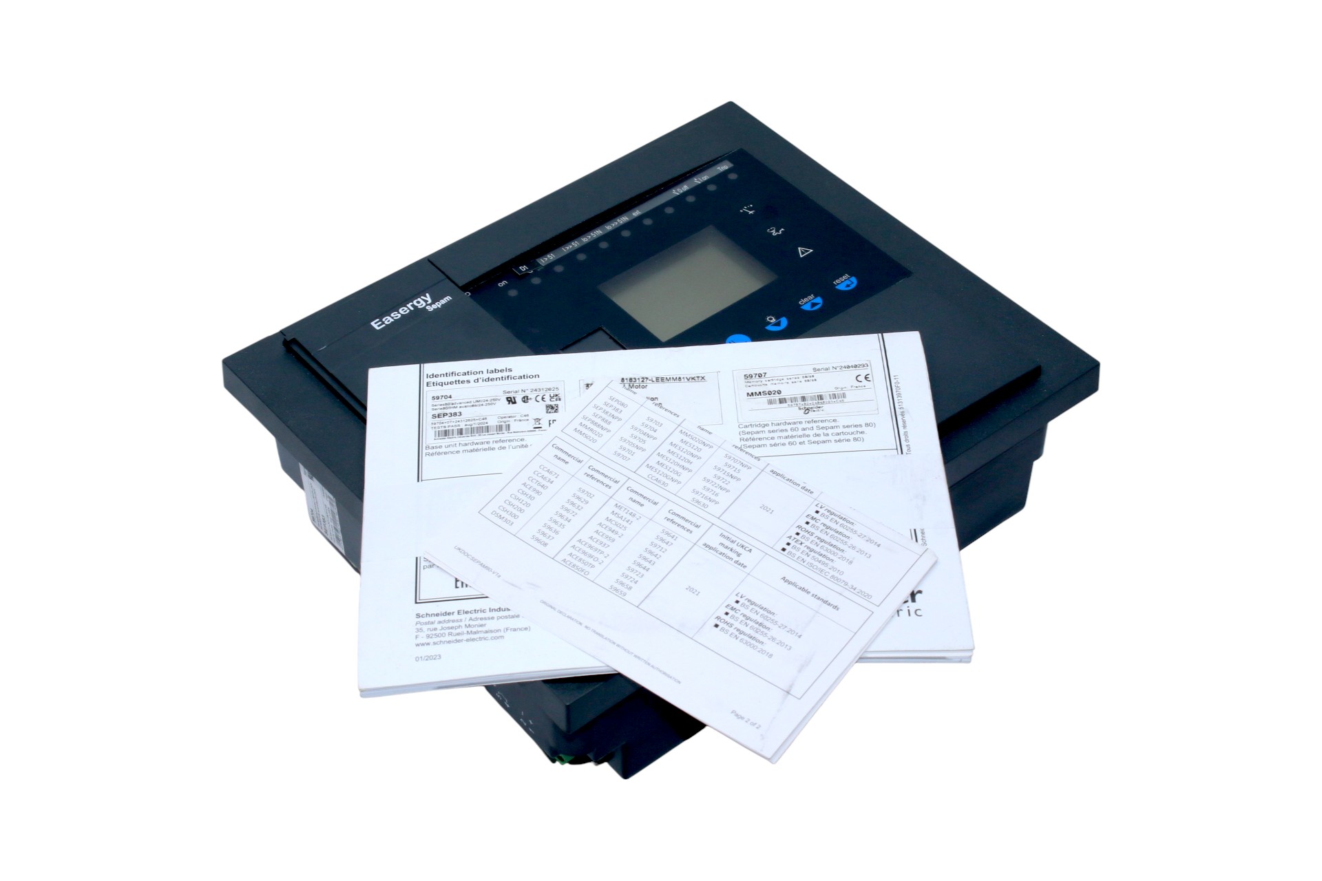 SCHNEIDER 59704 SEP383 EASERGY SEPAM SERIES 80