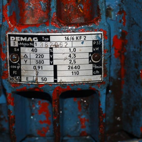 DEMAG 16/6 KF 2 MOTOR