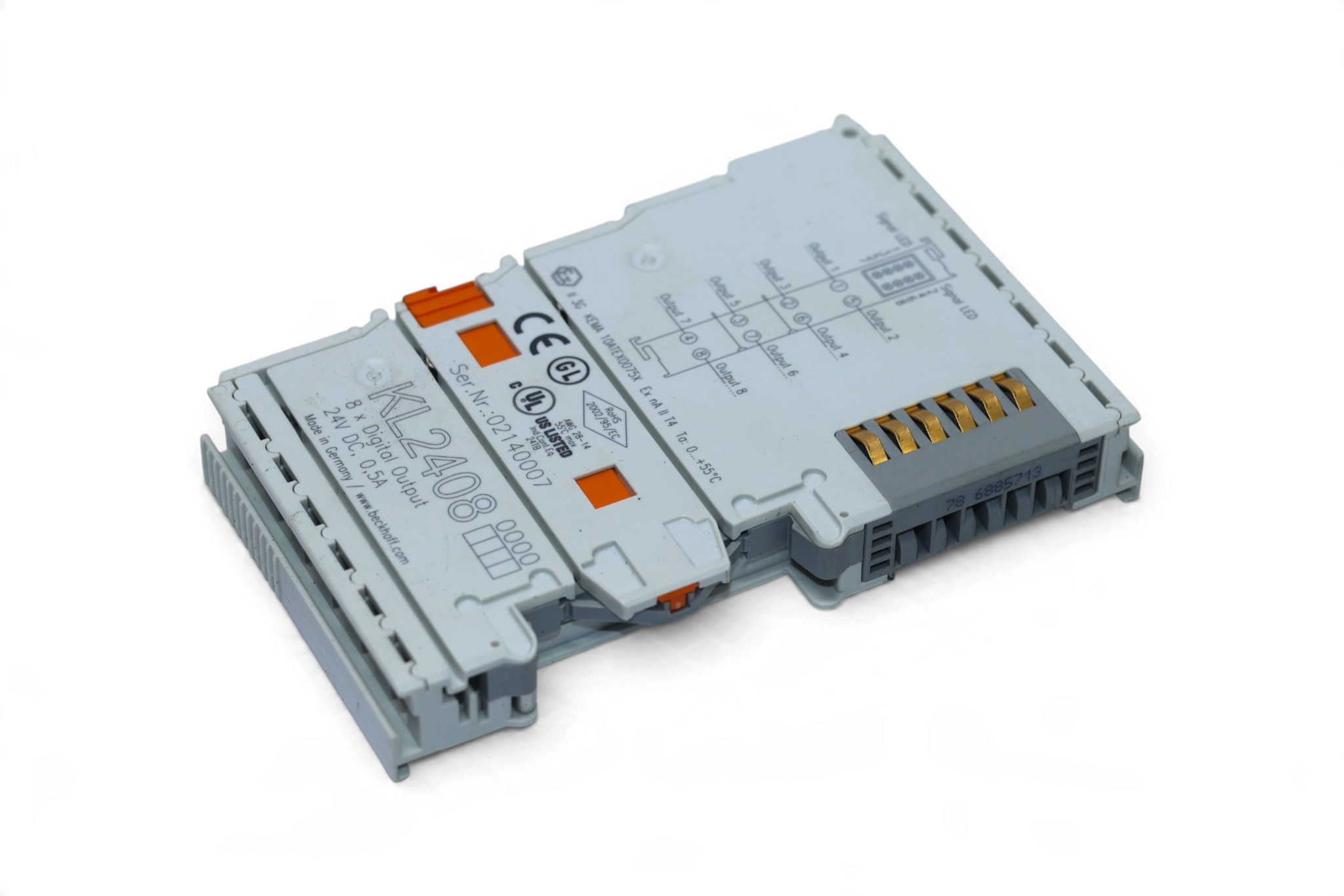 BECKHOFF KL2408 8-CHANNEL DIGITAL OUTPUT TERMINAL